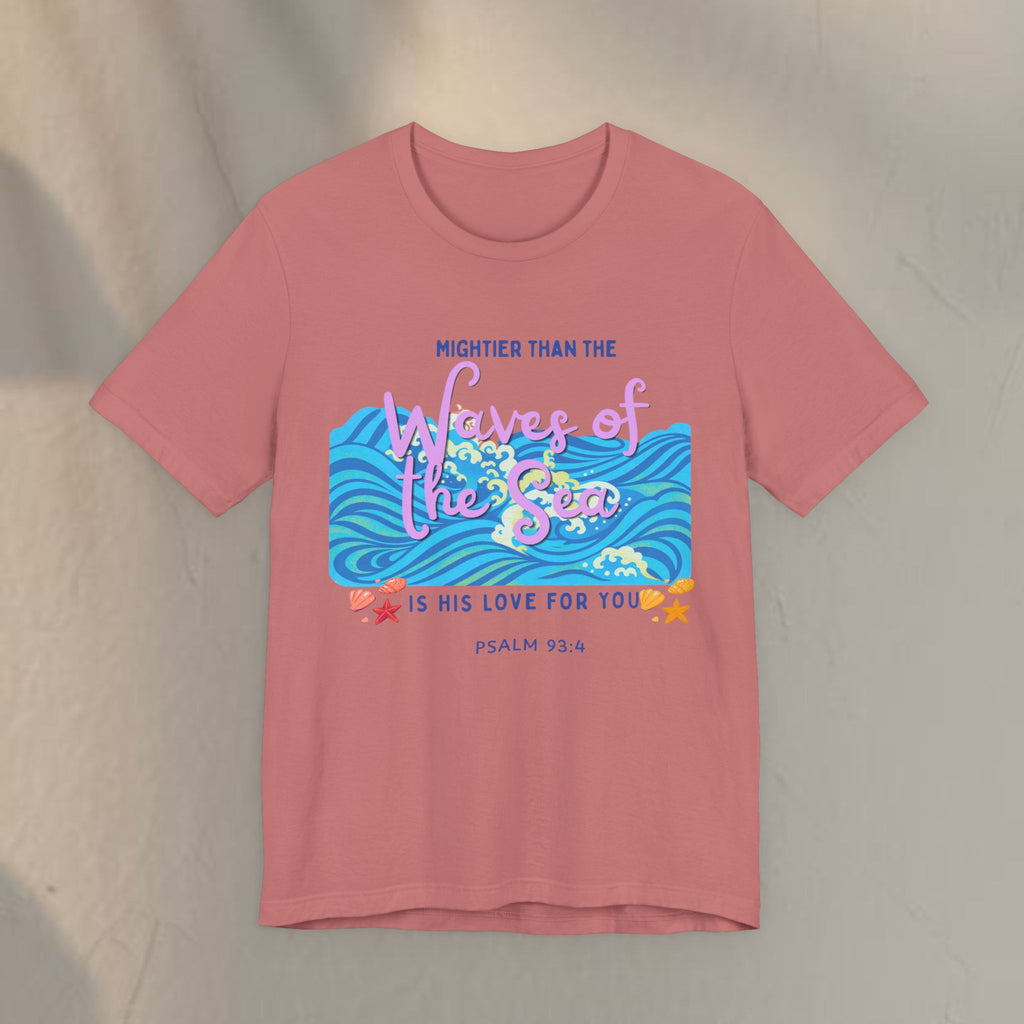 Waves of his Love Unisex Jersey Short Sleeve Tee