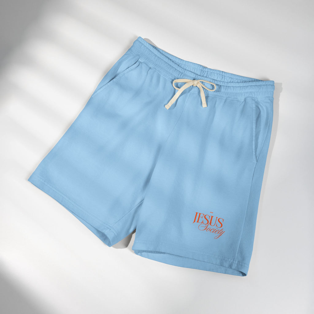 Unisex Garment-Dyed Lightweight Fleece Sweat Shorts