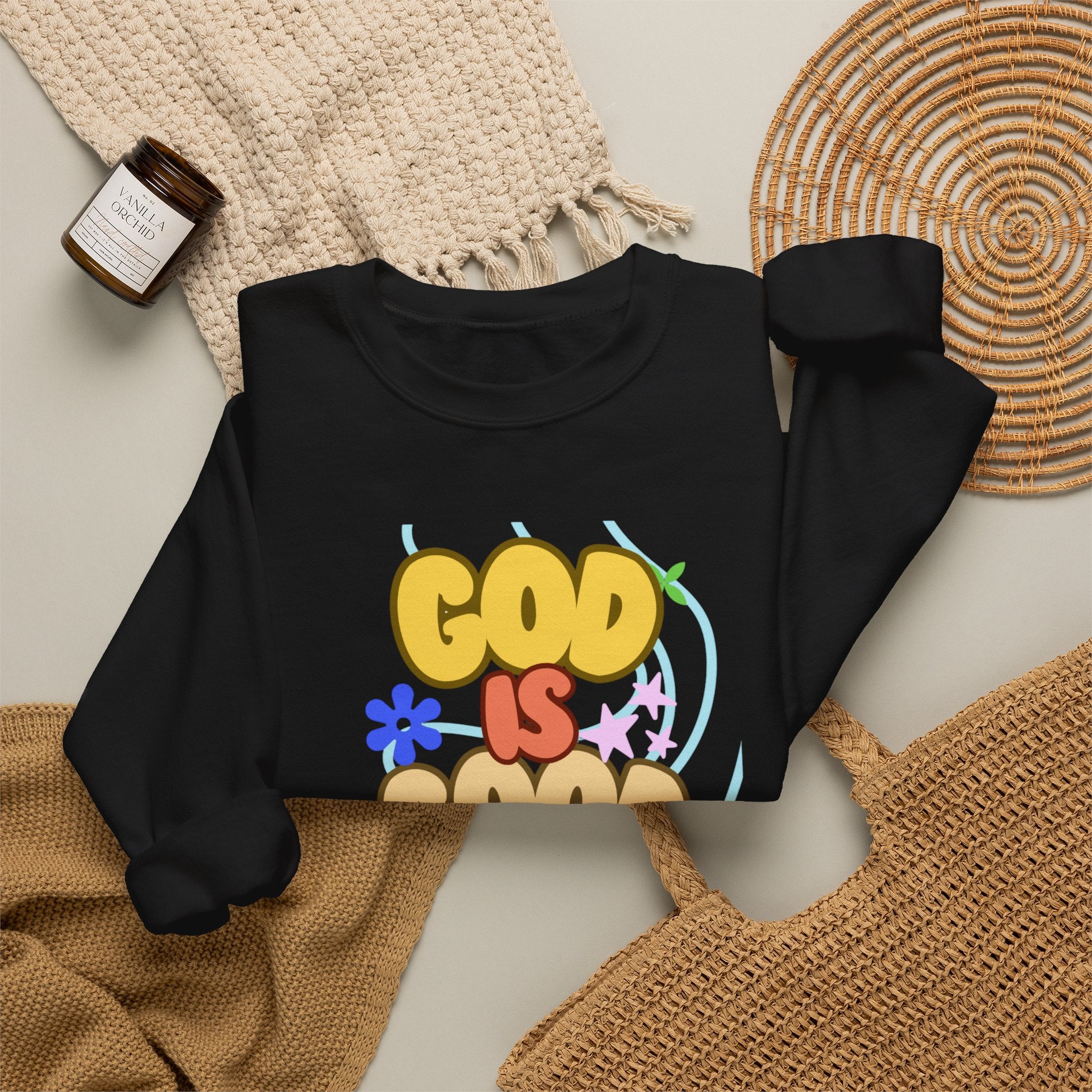 God is good Unisex Heavy Blend™ Crewneck Sweatshirt