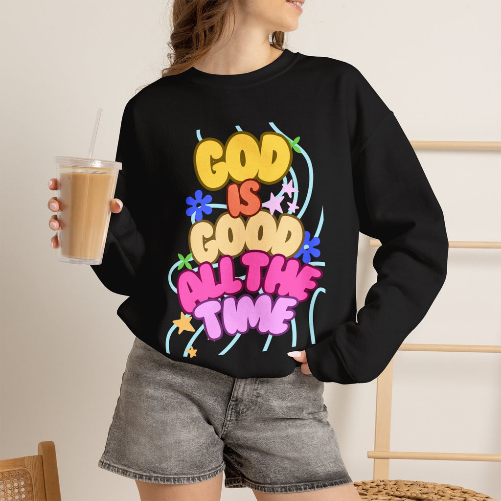 God is good Unisex Heavy Blend™ Crewneck Sweatshirt