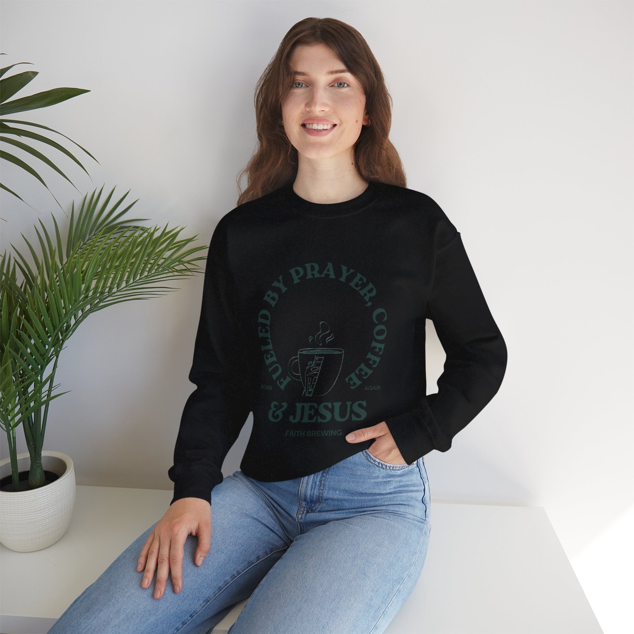 Faith brewing Unisex Heavy Blend™ Crewneck Sweatshirt