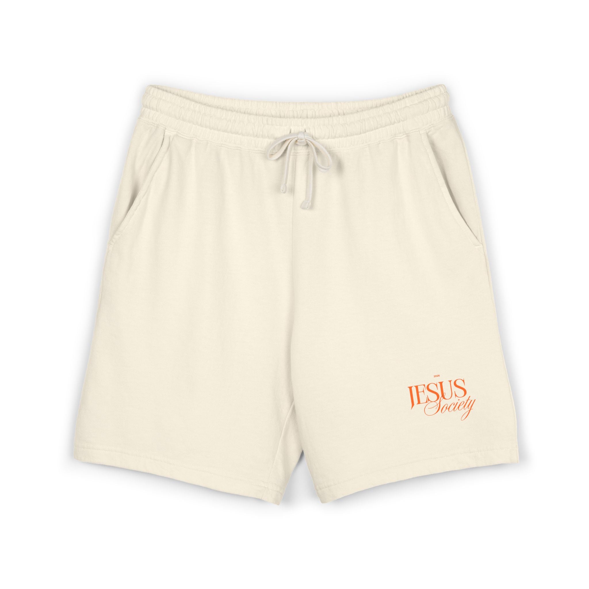 Unisex Garment-Dyed Lightweight Fleece Sweat Shorts