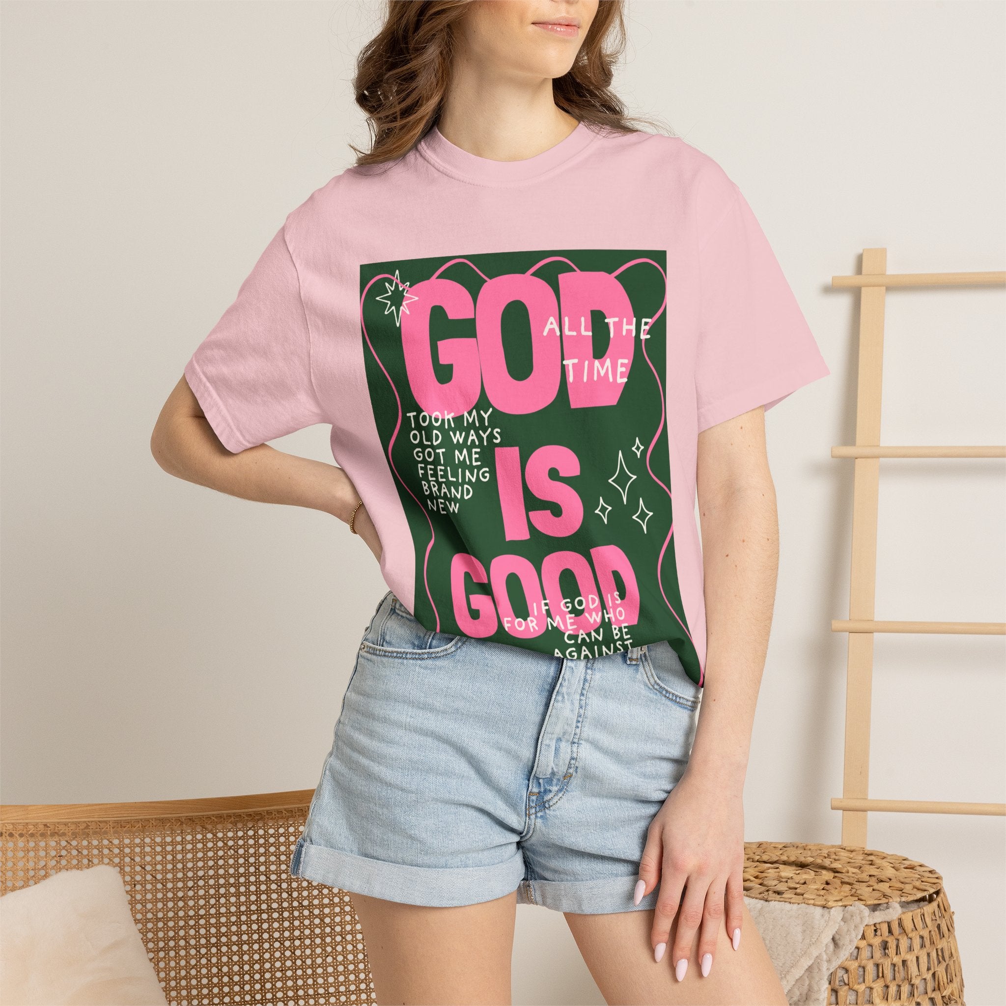 God is Good Unisex Garment-Dyed T-shirt