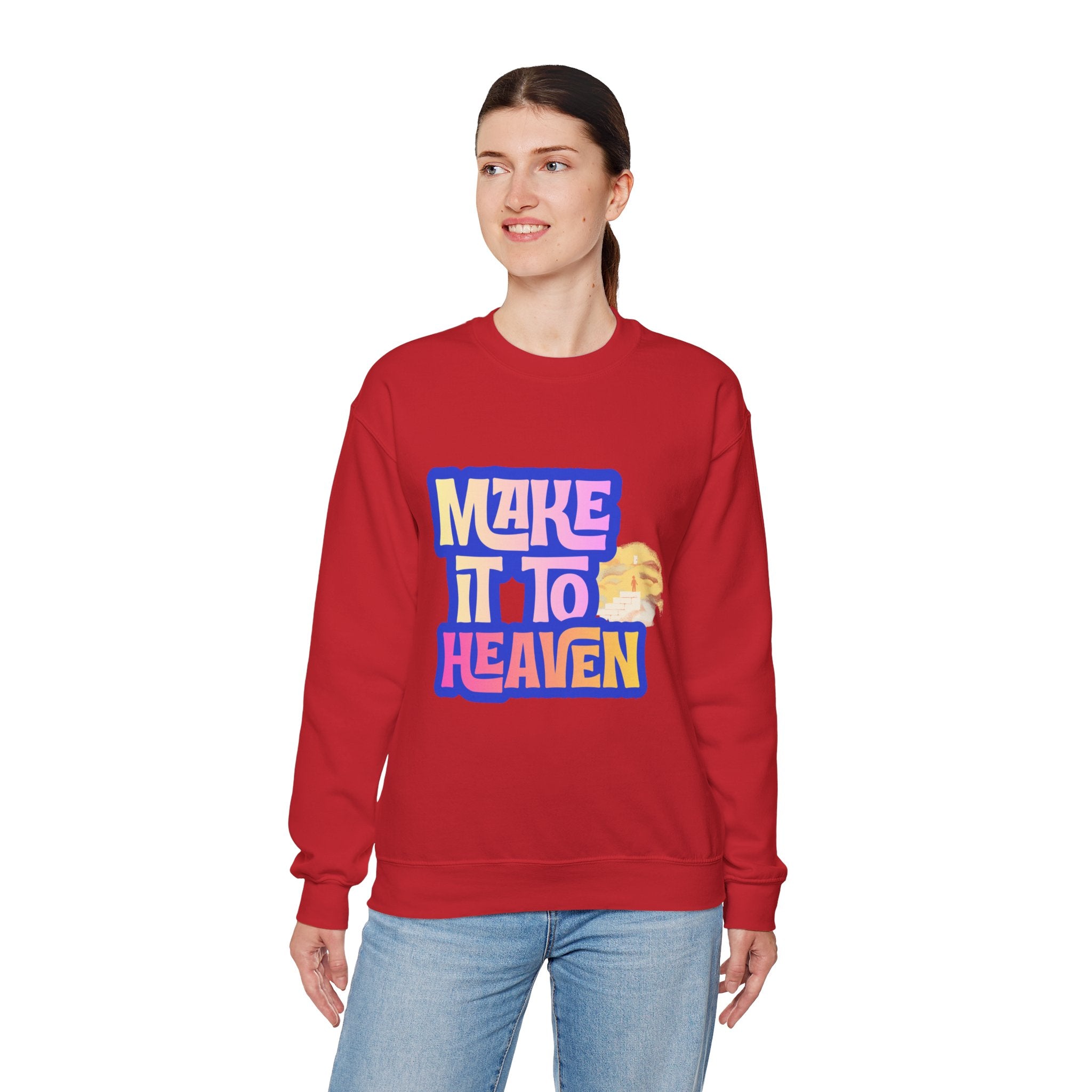 Make it to Heaven Unisex Heavy Blend™ Crewneck Sweatshirt