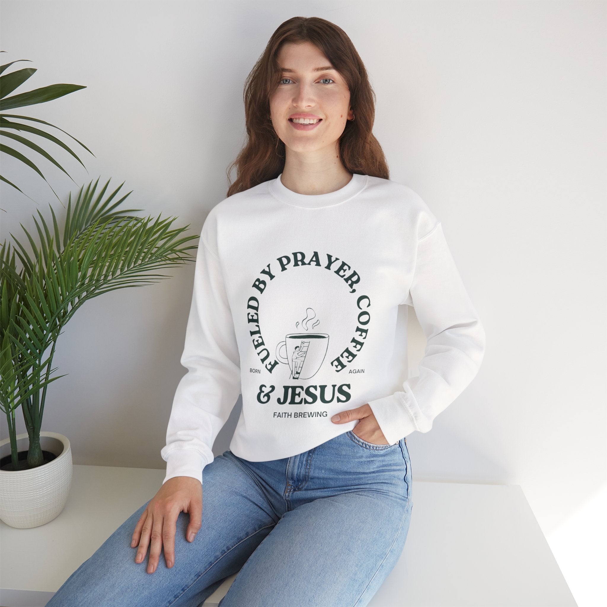 Faith brewing Unisex Heavy Blend™ Crewneck Sweatshirt