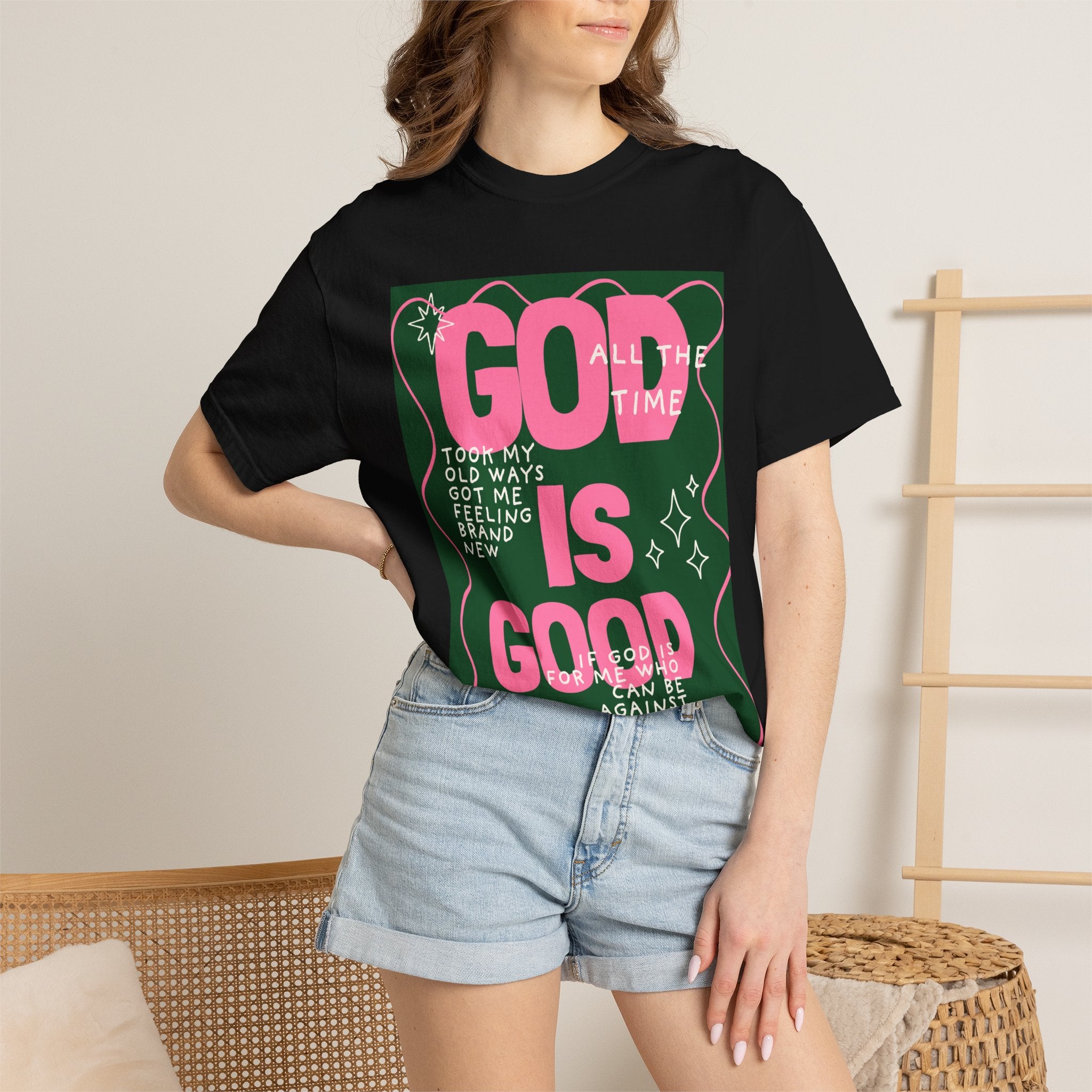 God is Good Unisex Garment-Dyed T-shirt