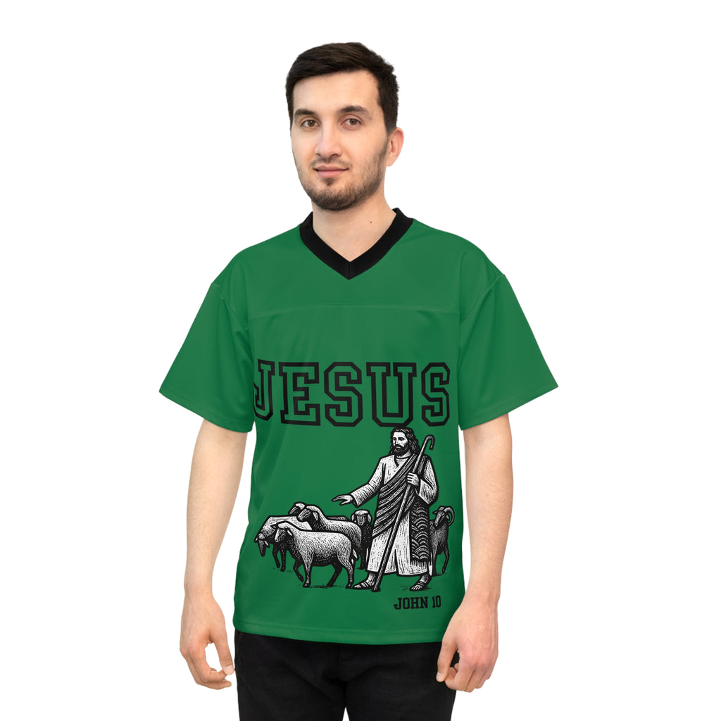 John 10 Unisex Football Jersey (AOP)