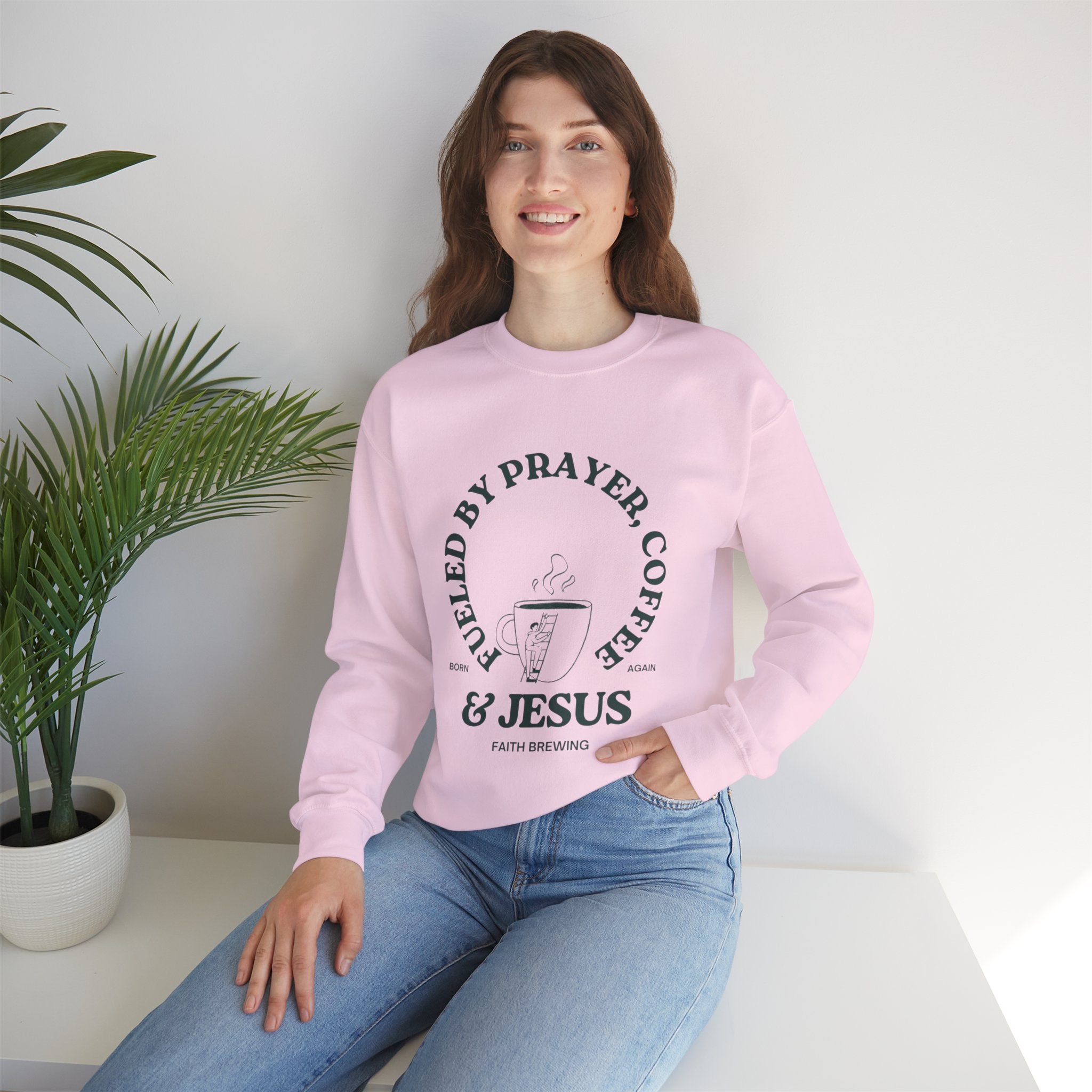 Faith brewing Unisex Heavy Blend™ Crewneck Sweatshirt