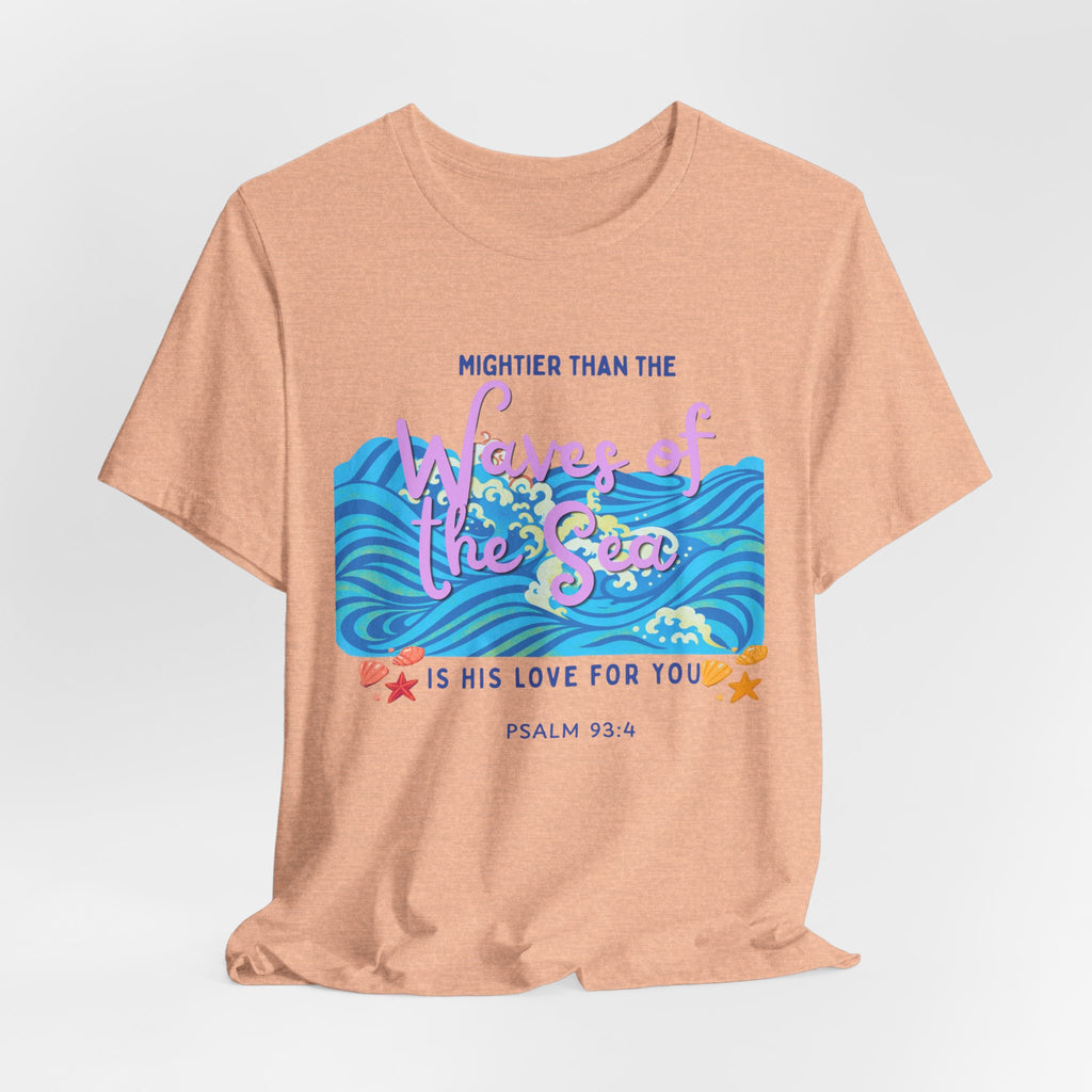 Waves of his Love Unisex Jersey Short Sleeve Tee