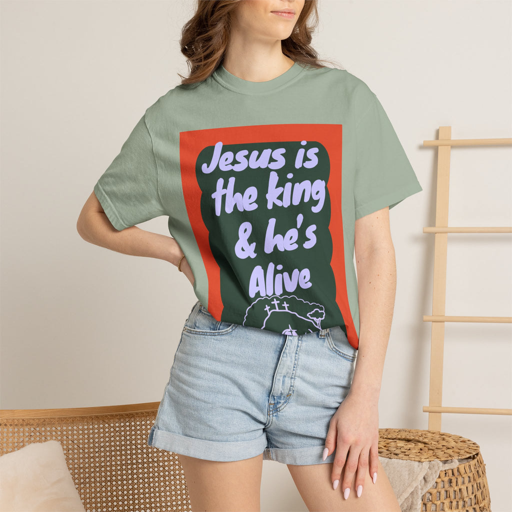 Jesus is Alive Unisex Garment-Dyed T-shirt