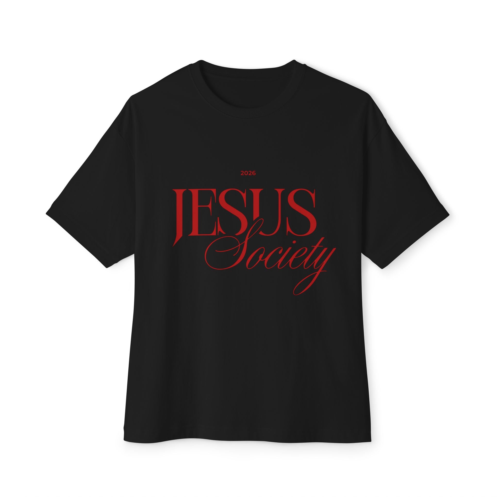 Jesus Society Tee | Script Logo Christian Faith Shirt