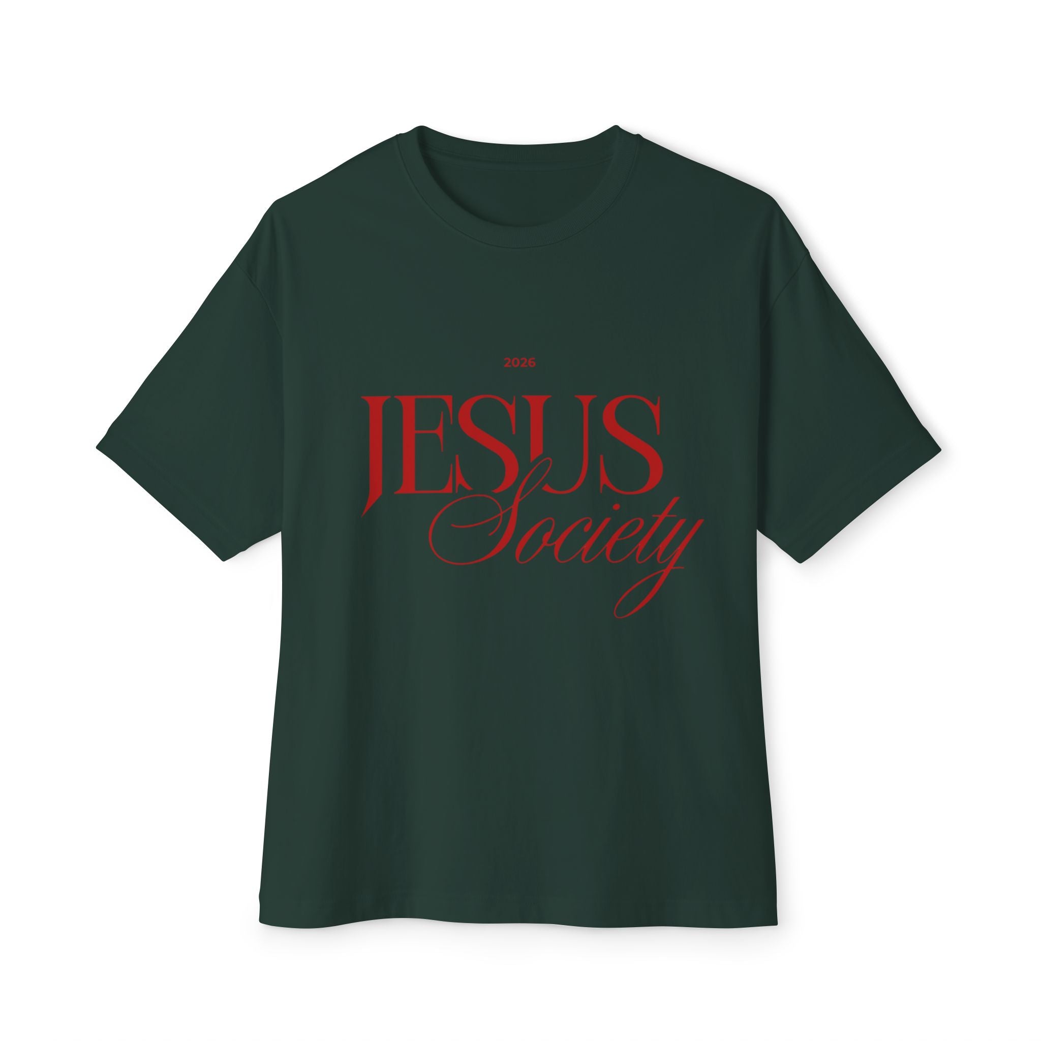 Jesus Society Tee | Script Logo Christian Faith Shirt