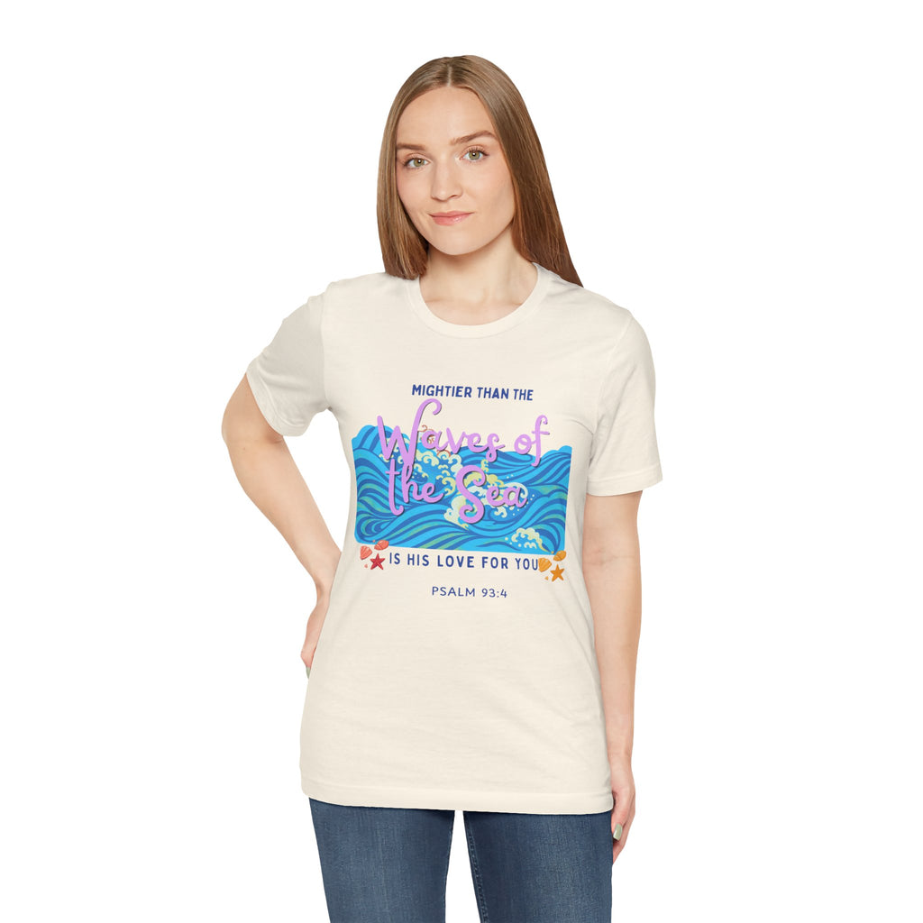 Waves of his Love Unisex Jersey Short Sleeve Tee
