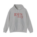 Jesus Society Hoodie | Script Faith Typography, Christian Sweatshirt