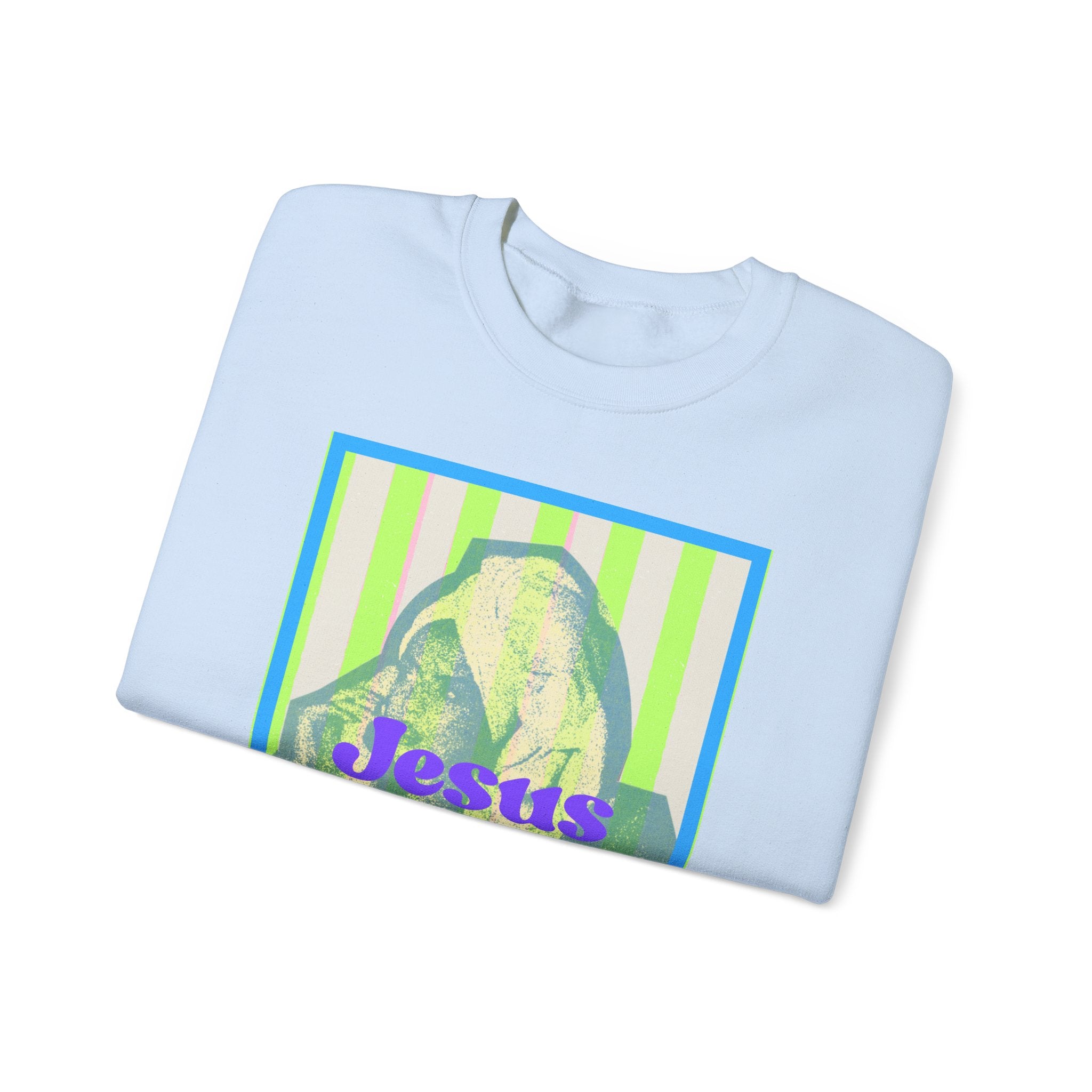Jesus Girlie graphic crewneck Sweatshirt | religious vintage illustration