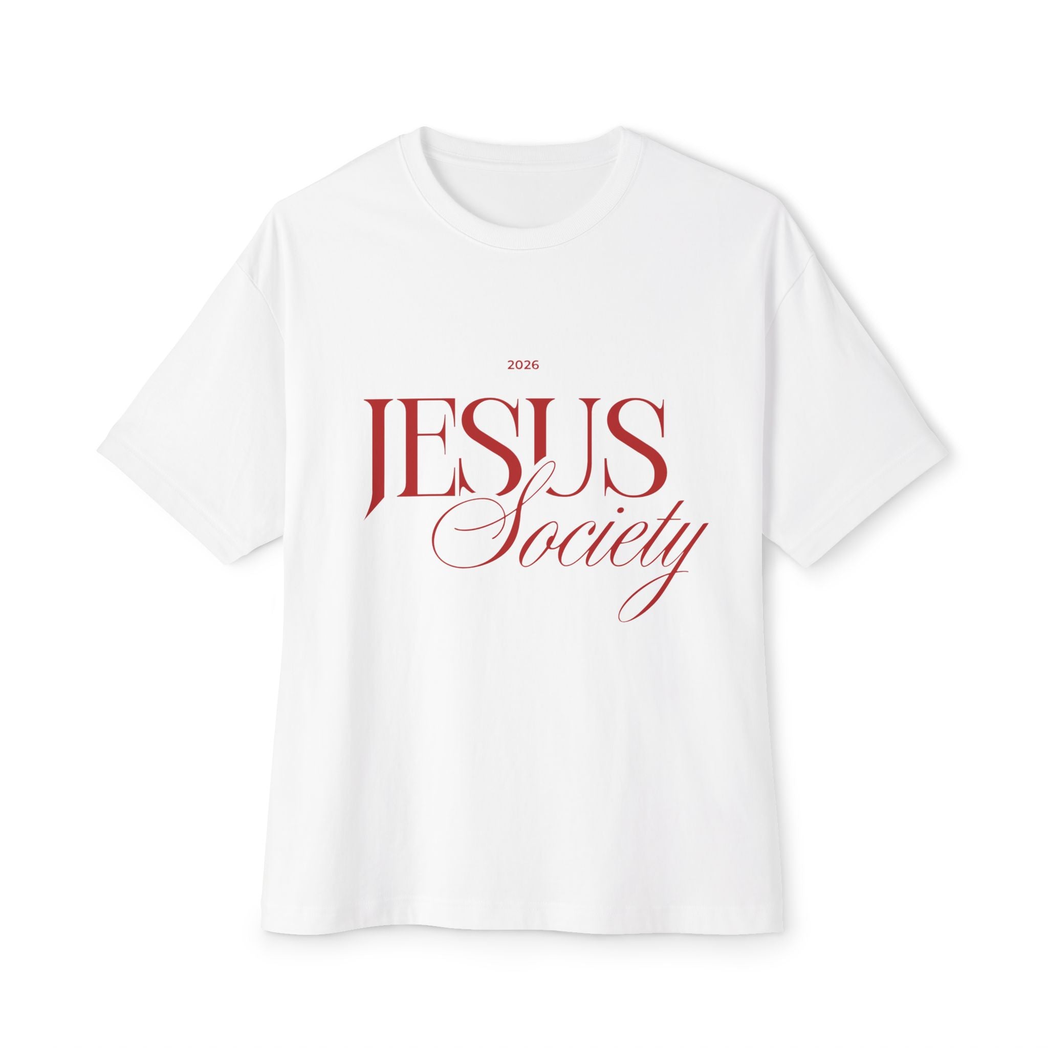 Jesus Society Tee | Script Logo Christian Faith Shirt