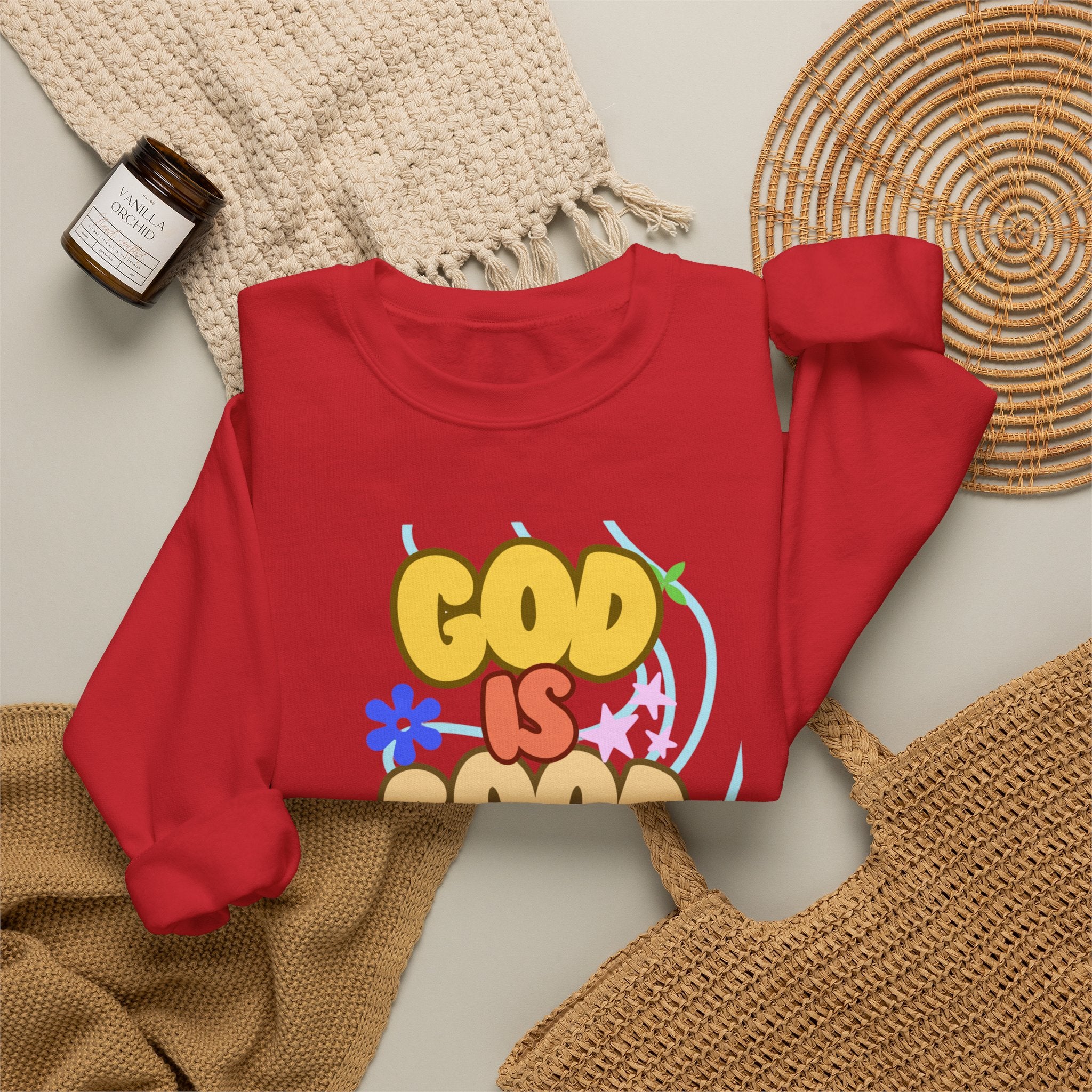 God is good Unisex Heavy Blend™ Crewneck Sweatshirt