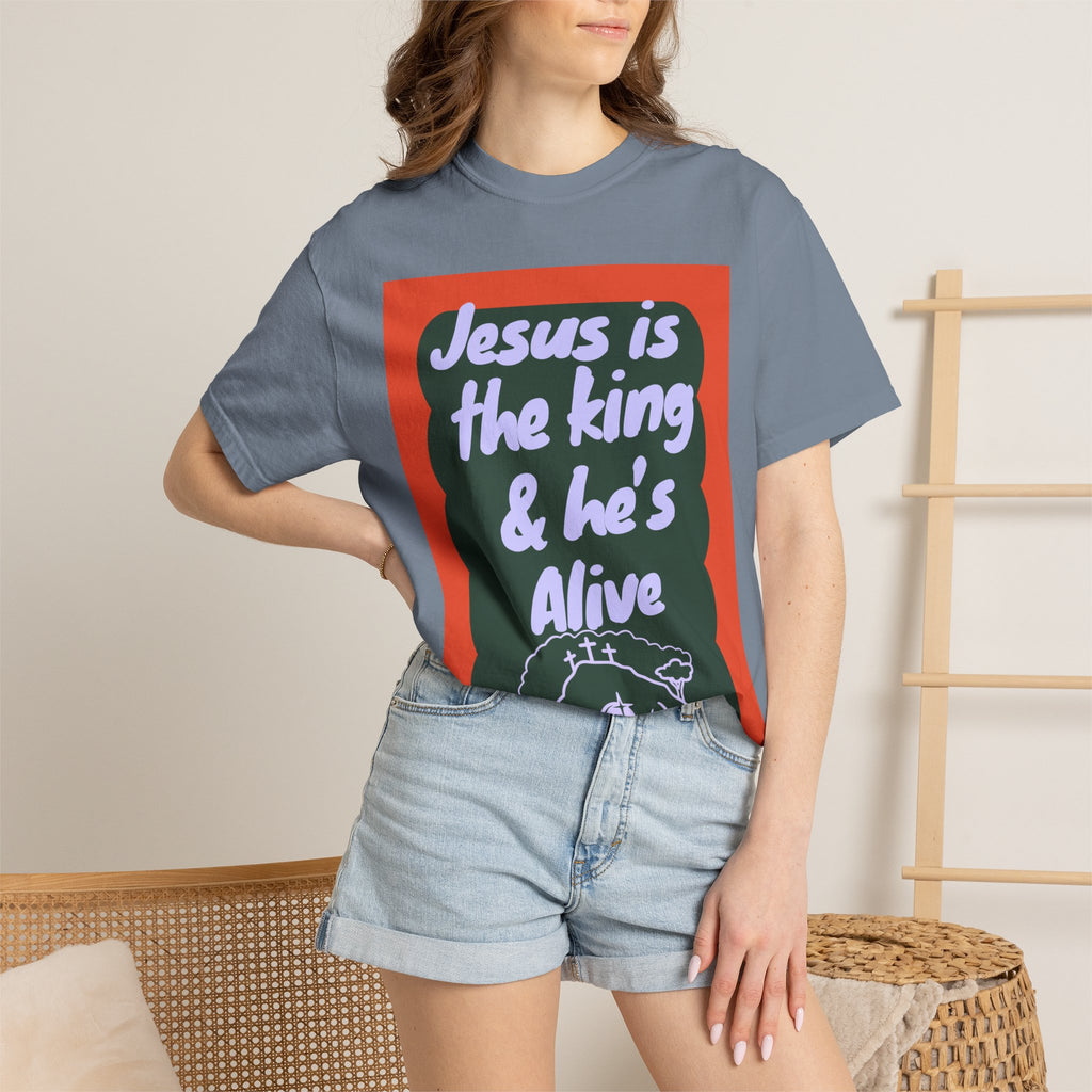 Jesus is Alive Unisex Garment-Dyed T-shirt