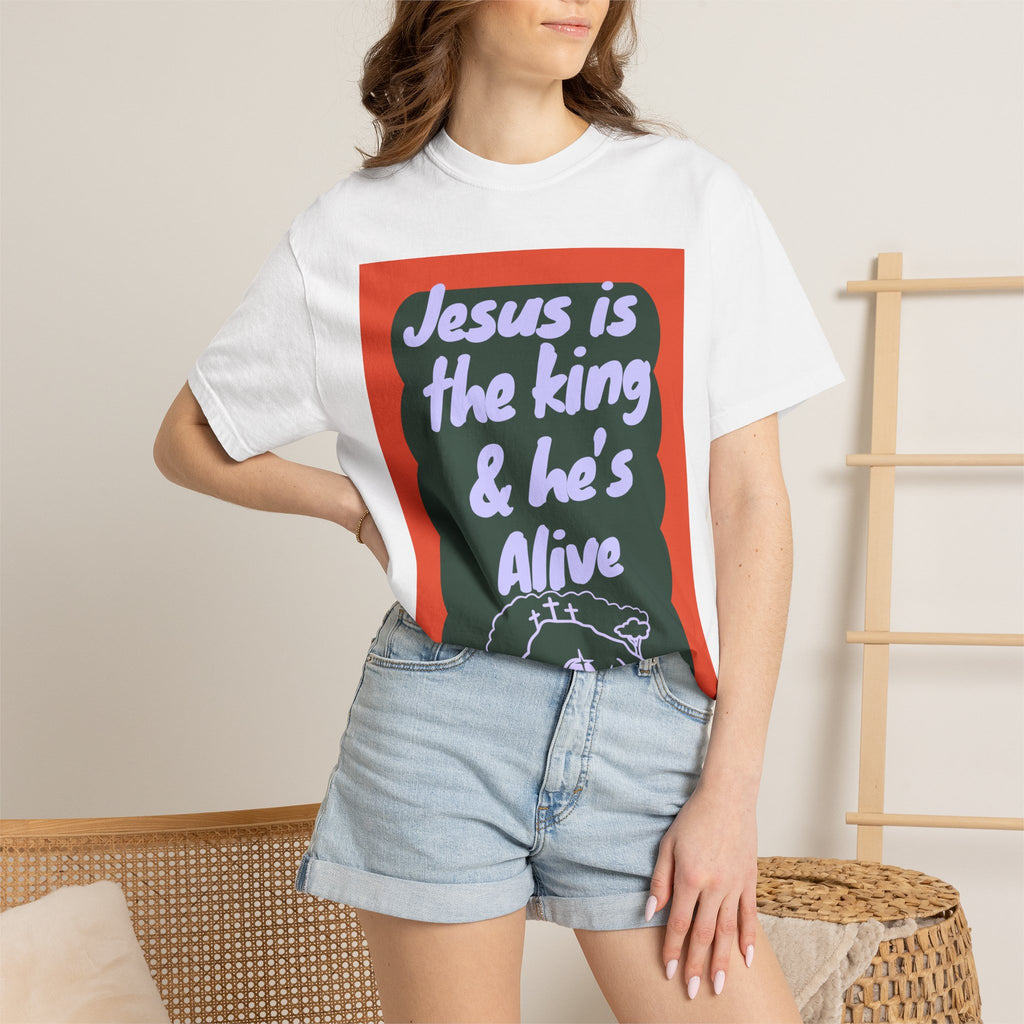 Jesus is Alive Unisex Garment-Dyed T-shirt