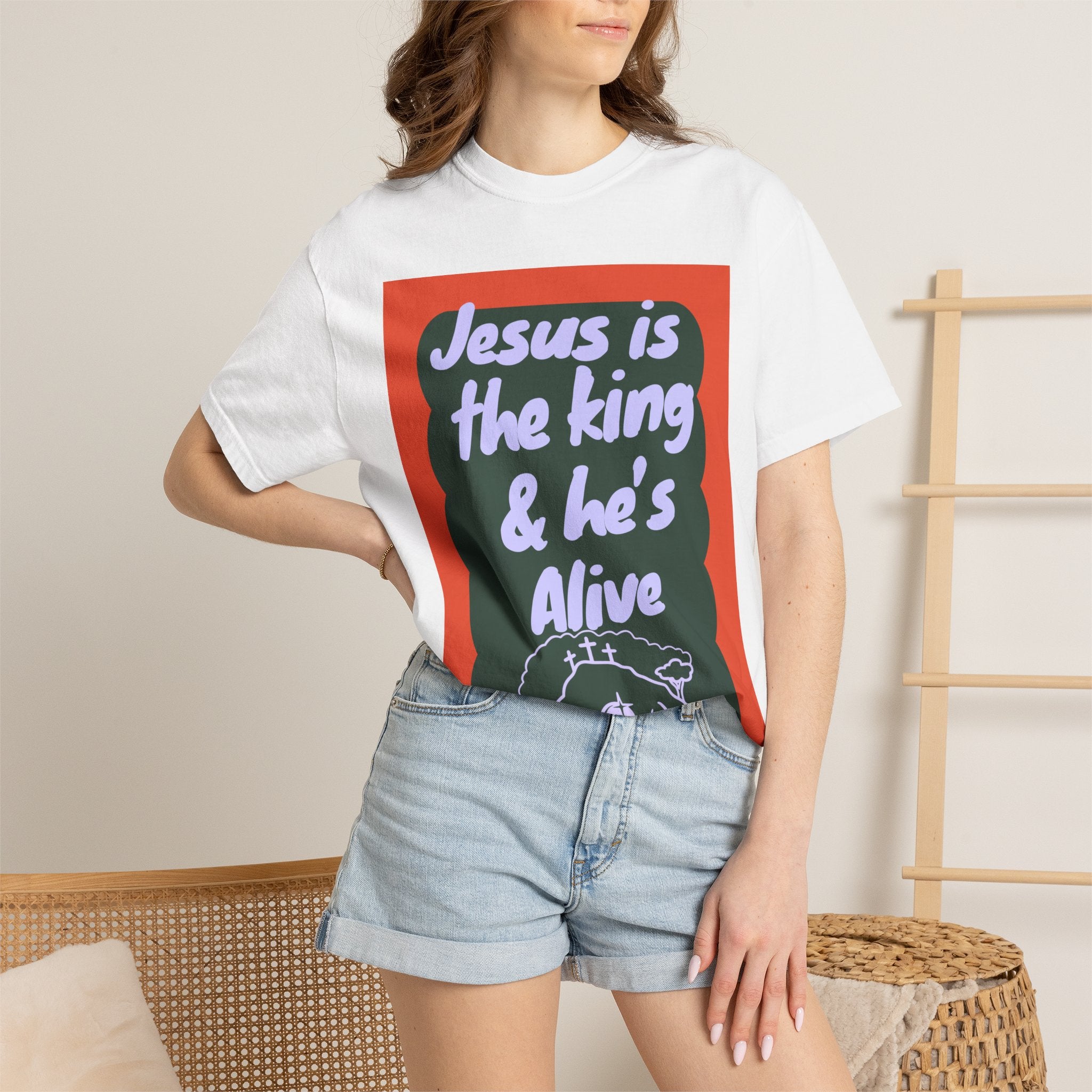 Jesus is Alive Unisex Garment-Dyed T-shirt