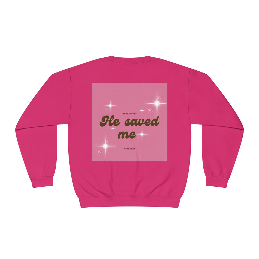 He Saved Me Classic Crewneck
