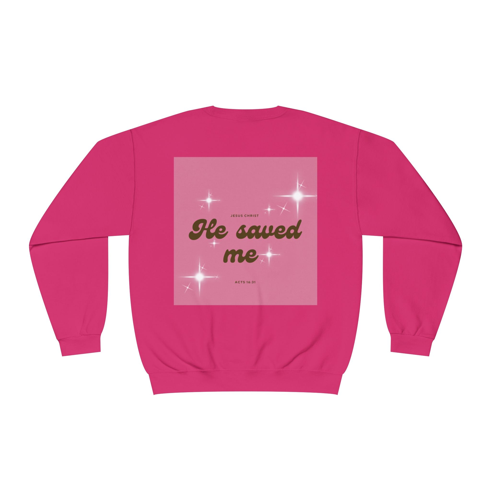 He Saved Me Classic Crewneck