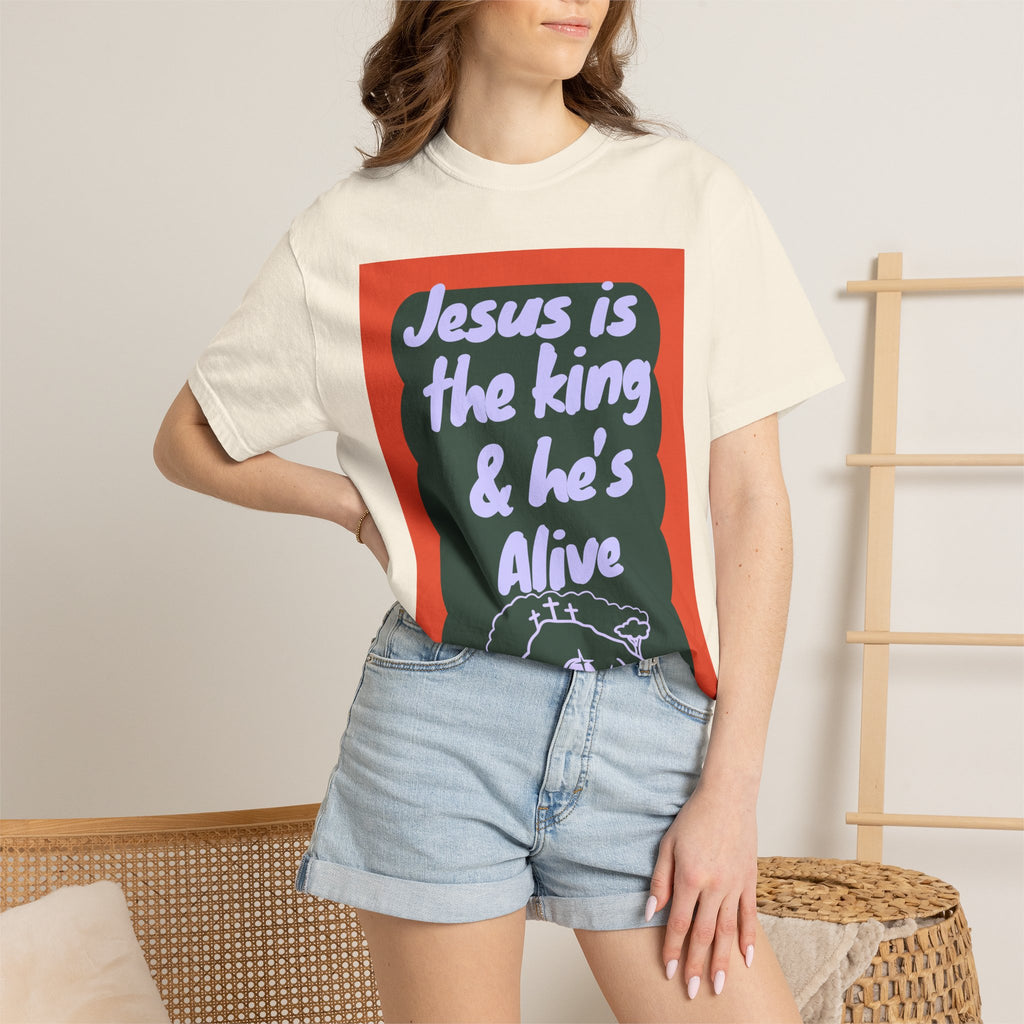 Jesus is Alive Unisex Garment-Dyed T-shirt