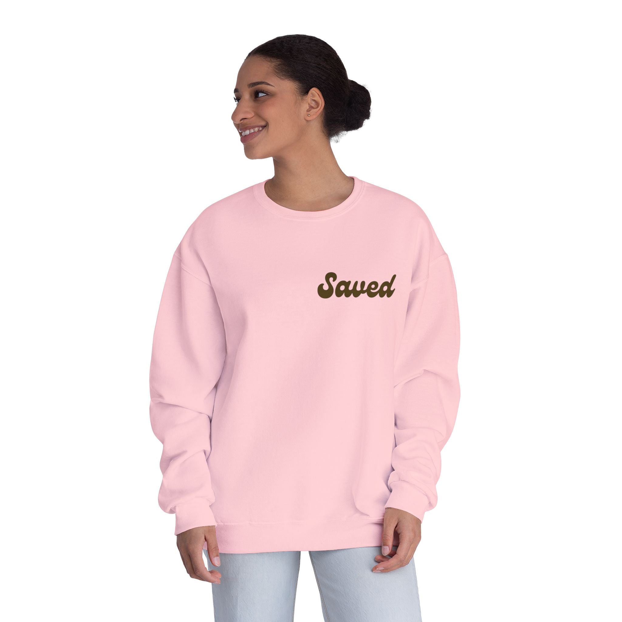 He Saved Me Classic Crewneck