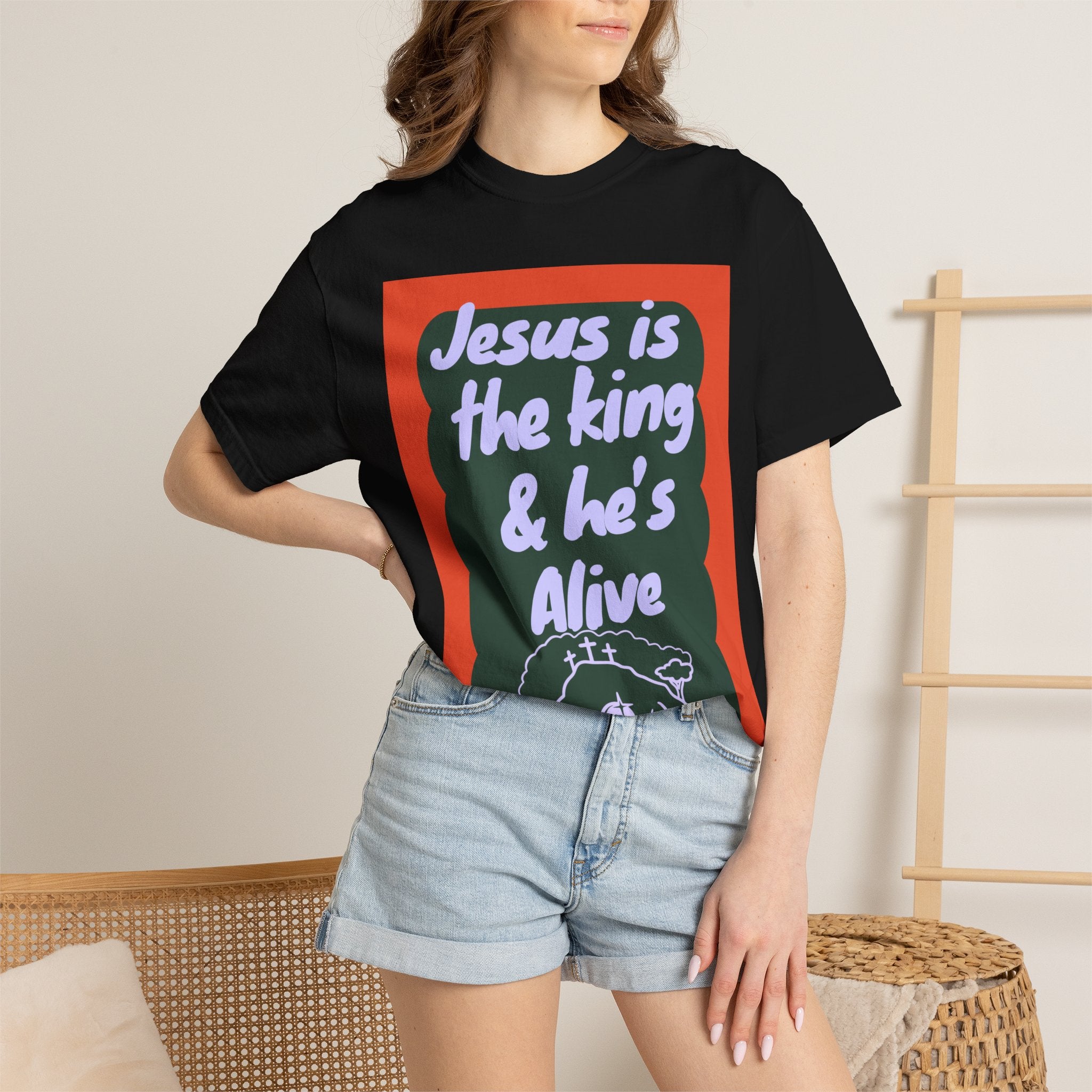 Jesus is Alive Unisex Garment-Dyed T-shirt