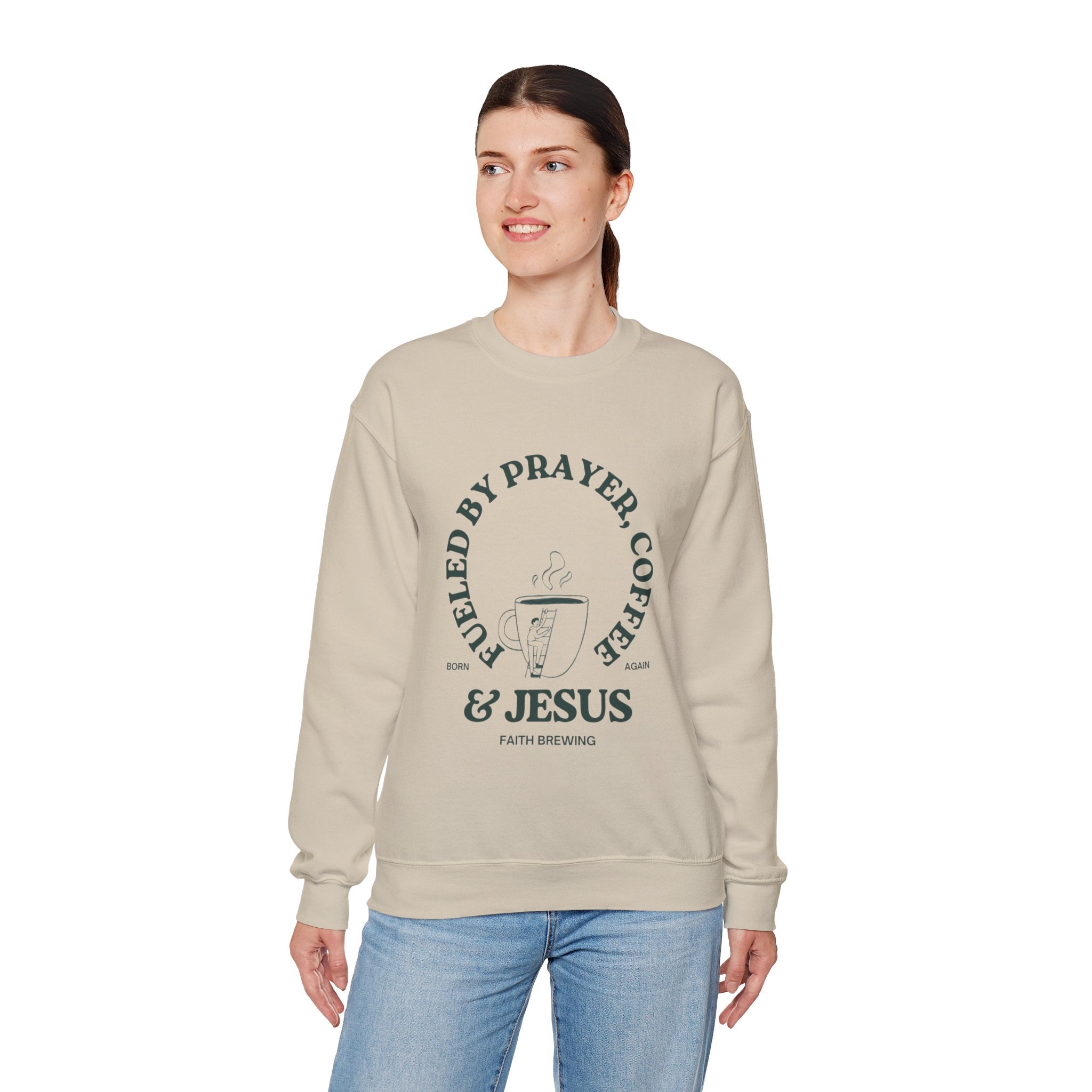 Faith brewing Unisex Heavy Blend™ Crewneck Sweatshirt