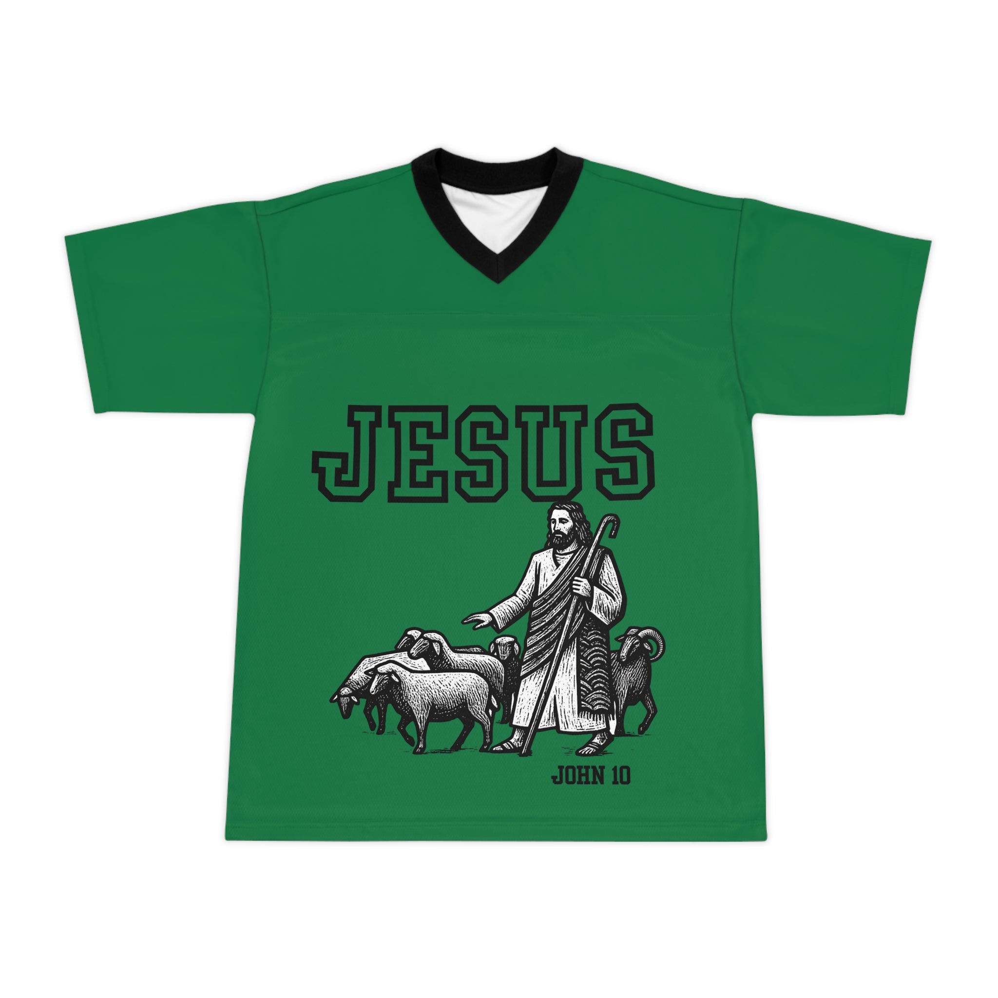 John 10 Unisex Football Jersey (AOP)