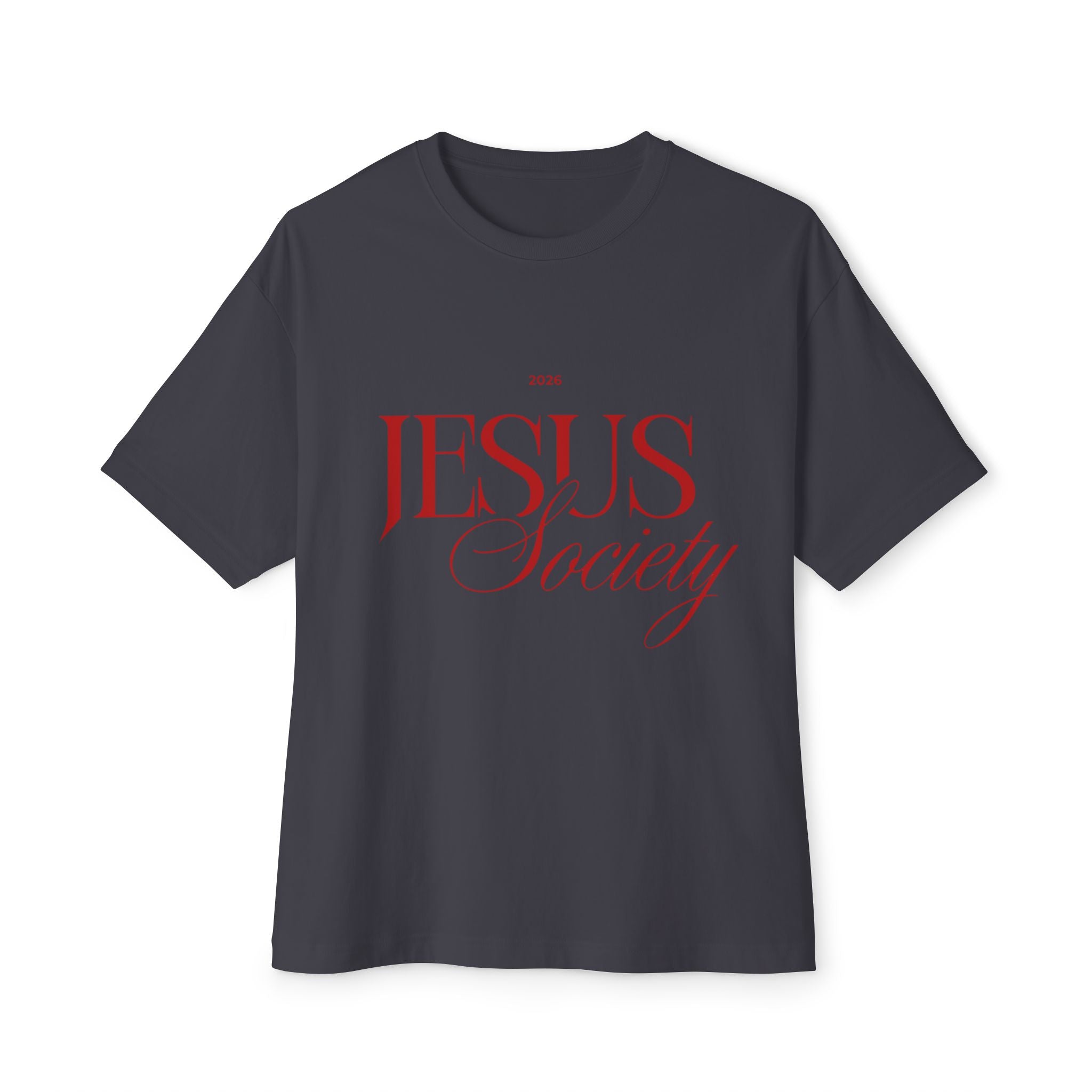 Jesus Society Tee | Script Logo Christian Faith Shirt