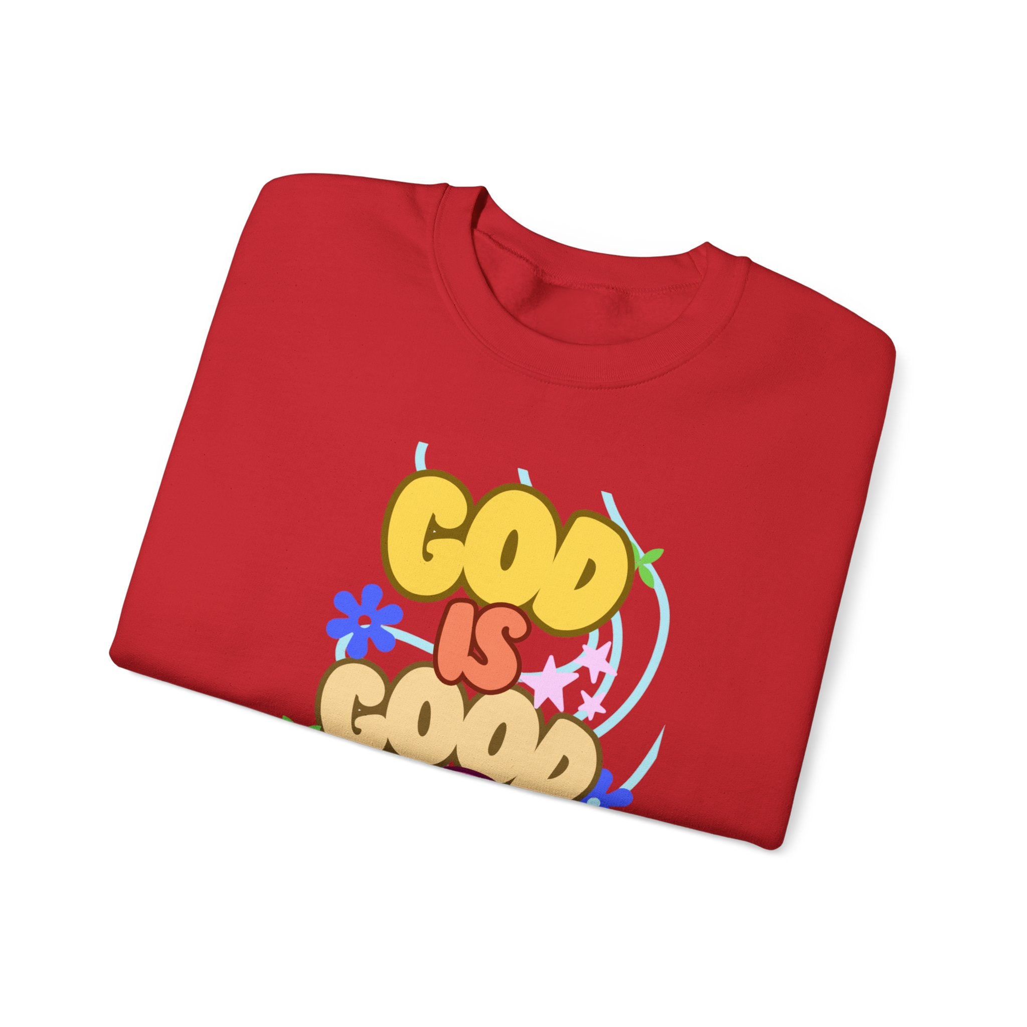 God is good Unisex Heavy Blend™ Crewneck Sweatshirt