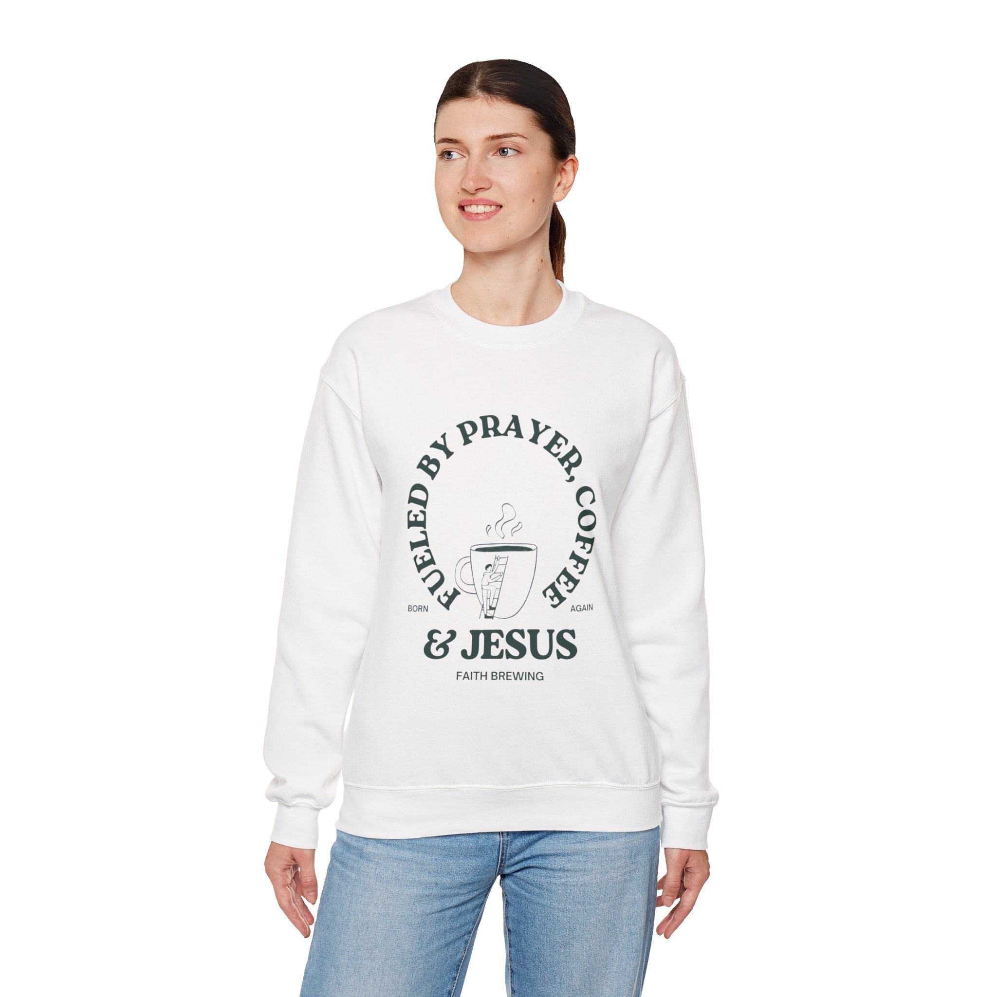 Faith brewing Unisex Heavy Blend™ Crewneck Sweatshirt