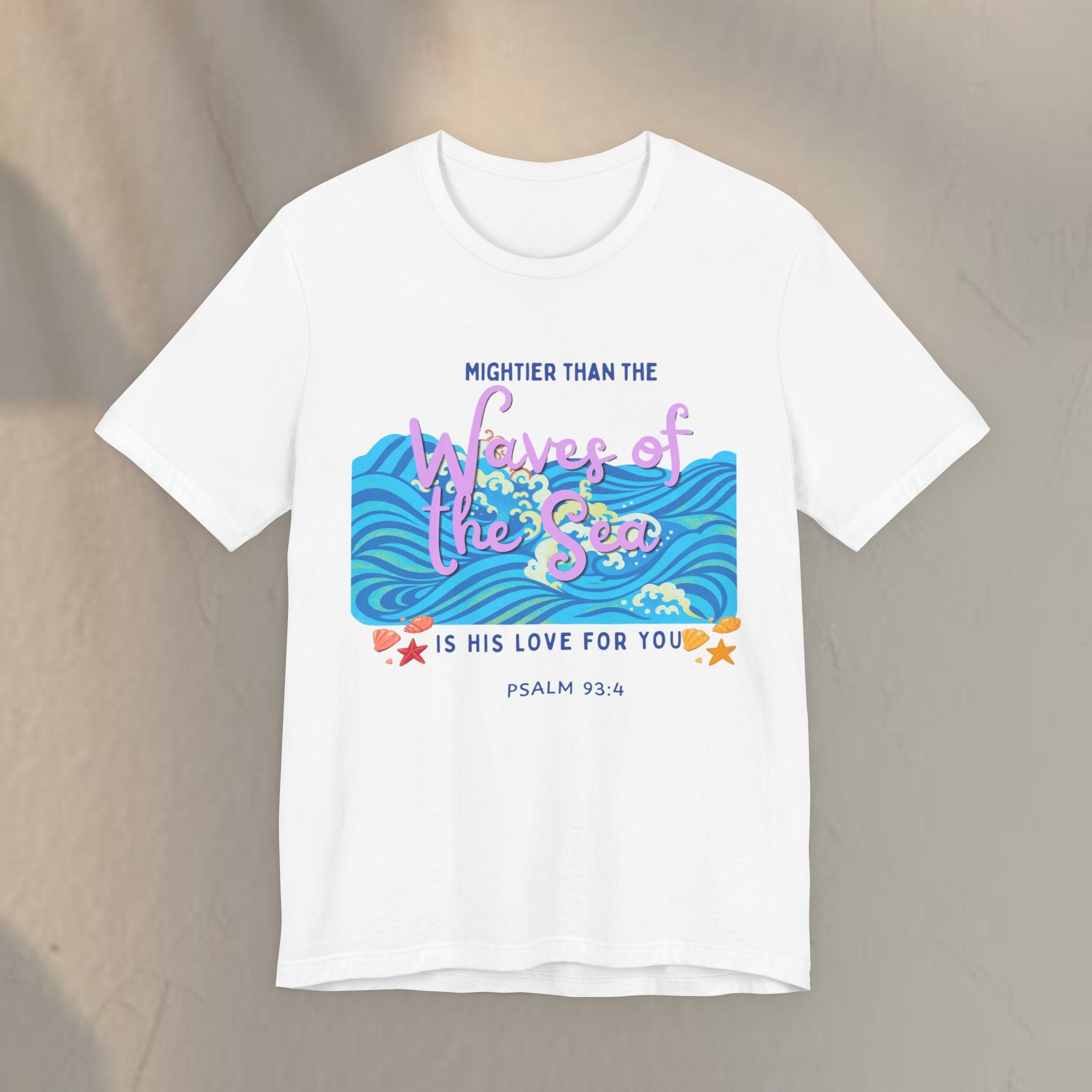 Waves of his Love Unisex Jersey Short Sleeve Tee