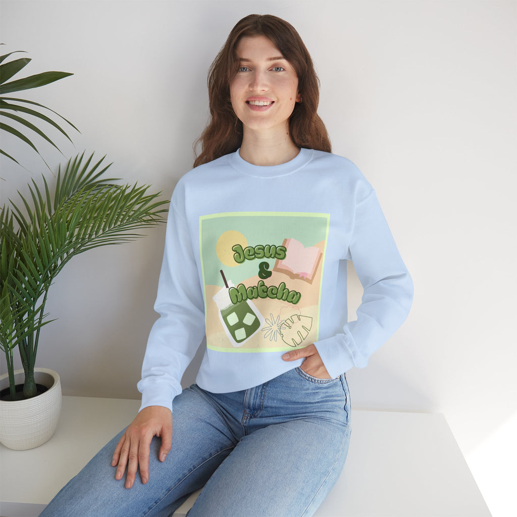 Jesus & Matcha Essential Crewneck