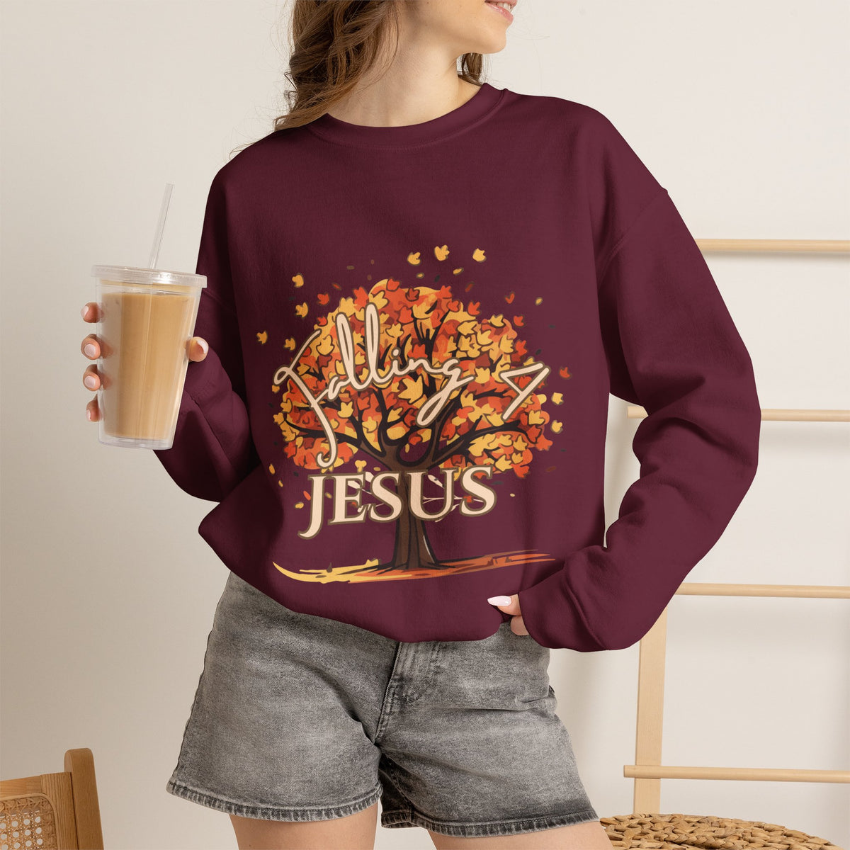 Falling 4 Jesus Unisex Heavy Blend™ Crewneck Sweatshirt
