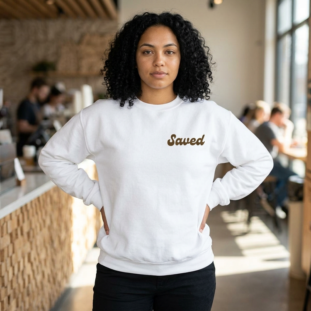 He Saved Me Classic Crewneck