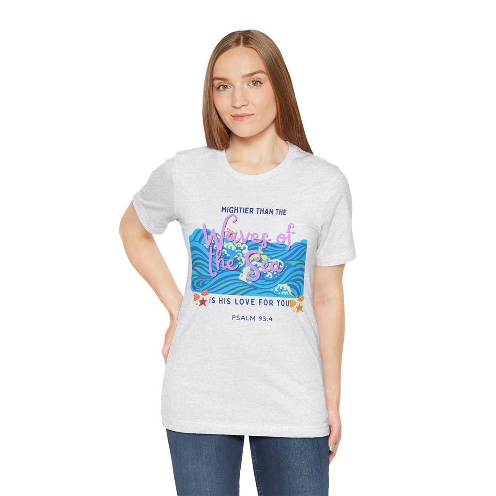 Waves of his Love Unisex Jersey Short Sleeve Tee