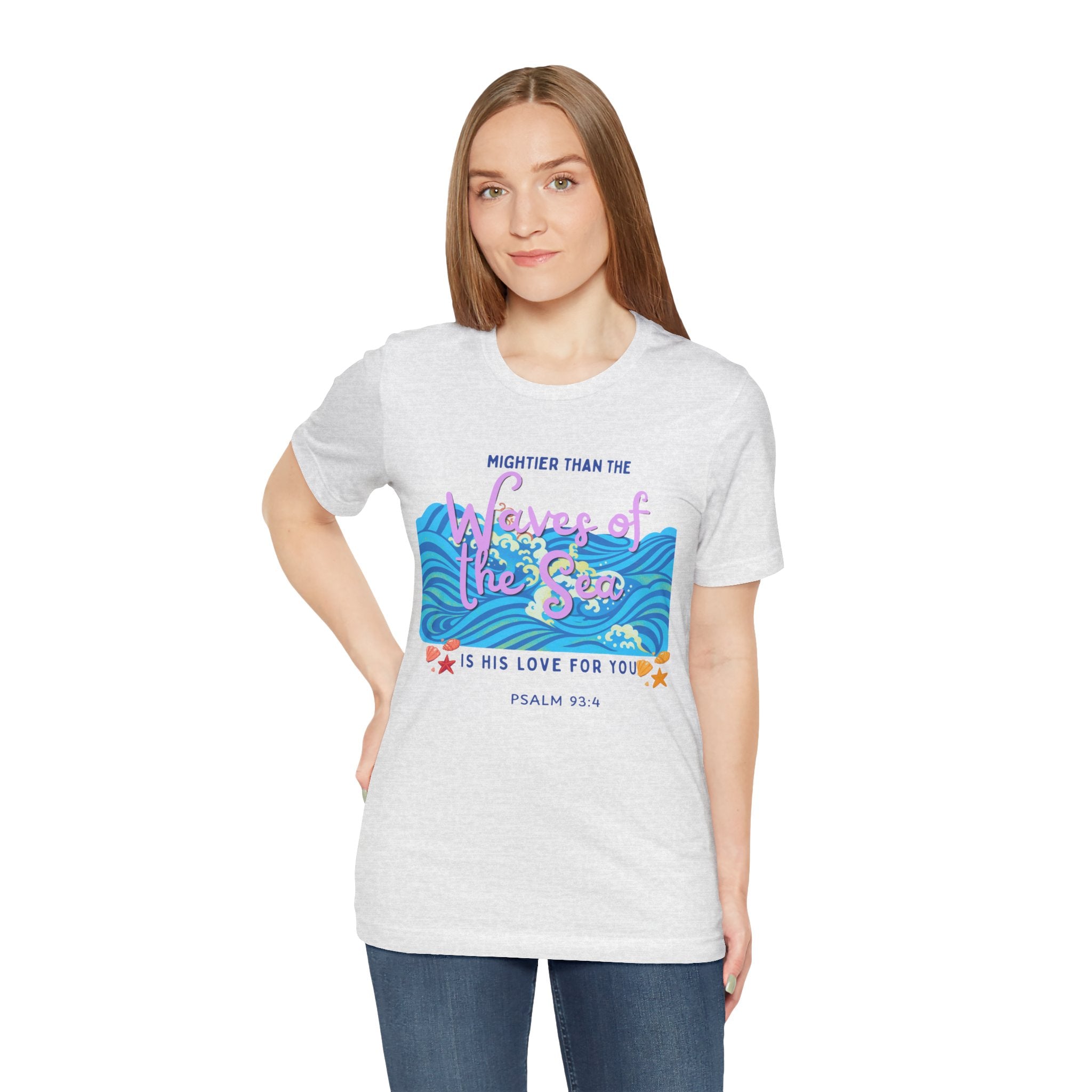 Waves of his Love Unisex Jersey Short Sleeve Tee