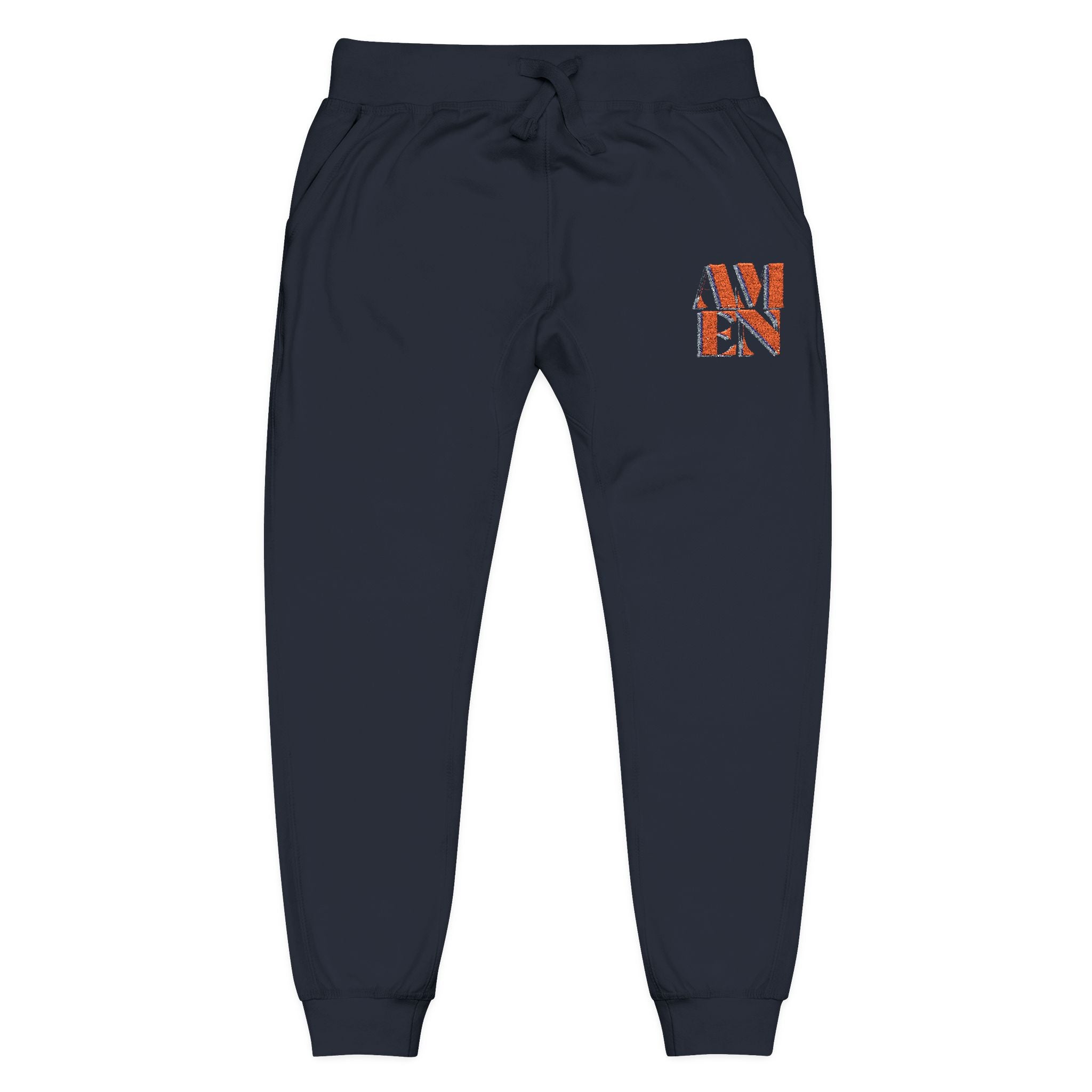 Amen Unisex Fleece Sweatpants (Embroidery)