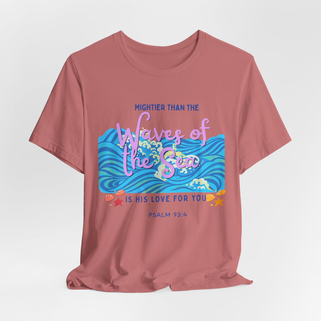 Waves of his Love Unisex Jersey Short Sleeve Tee