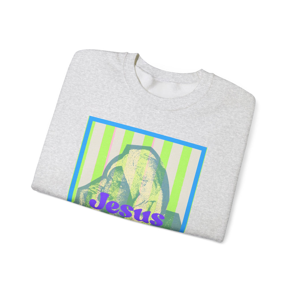 Jesus Girlie graphic crewneck Sweatshirt | religious vintage illustration