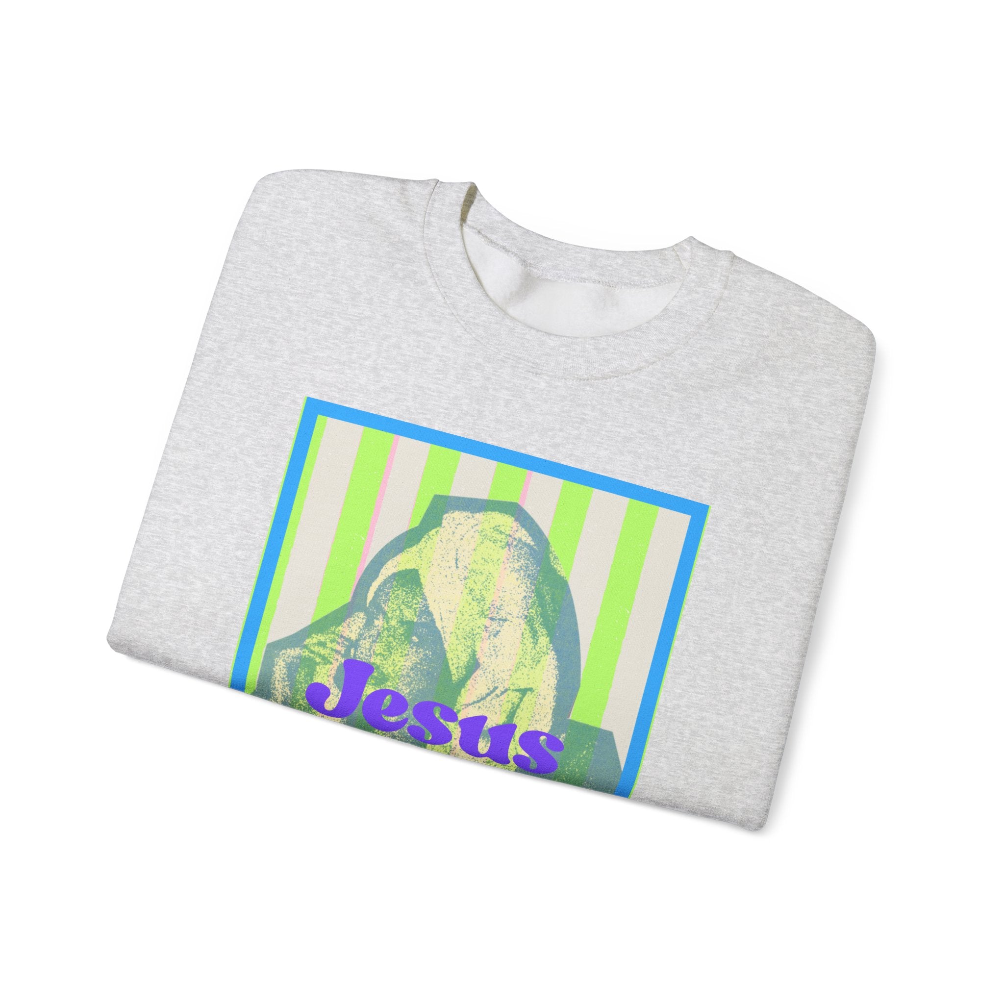 Jesus Girlie graphic crewneck Sweatshirt | religious vintage illustration