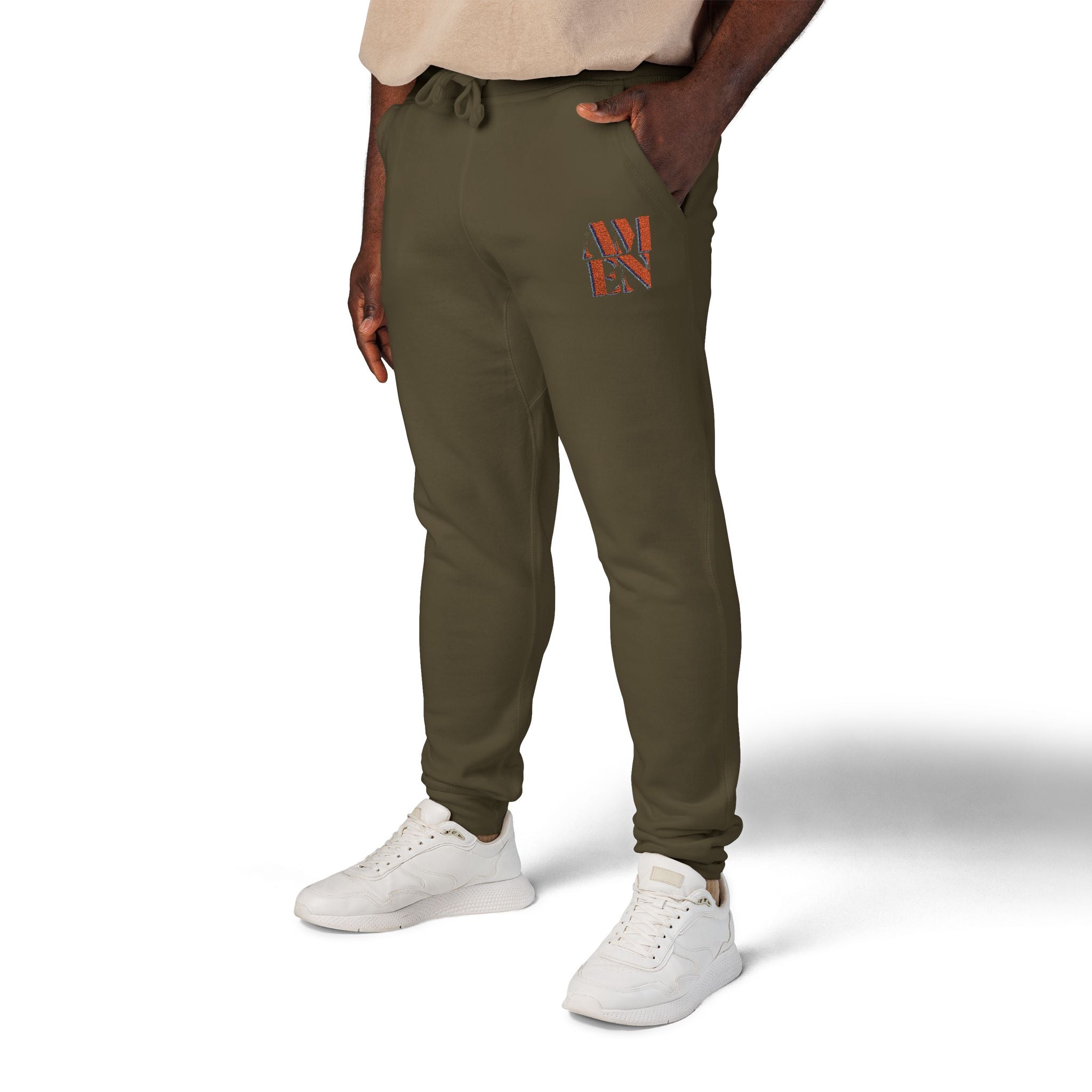 Amen Unisex Fleece Sweatpants (Embroidery)