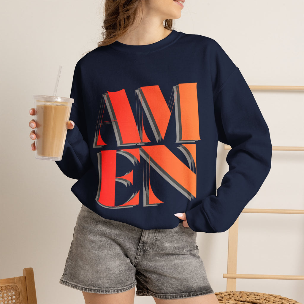 Amen Unisex Heavy Blend™ Crewneck Sweatshirt