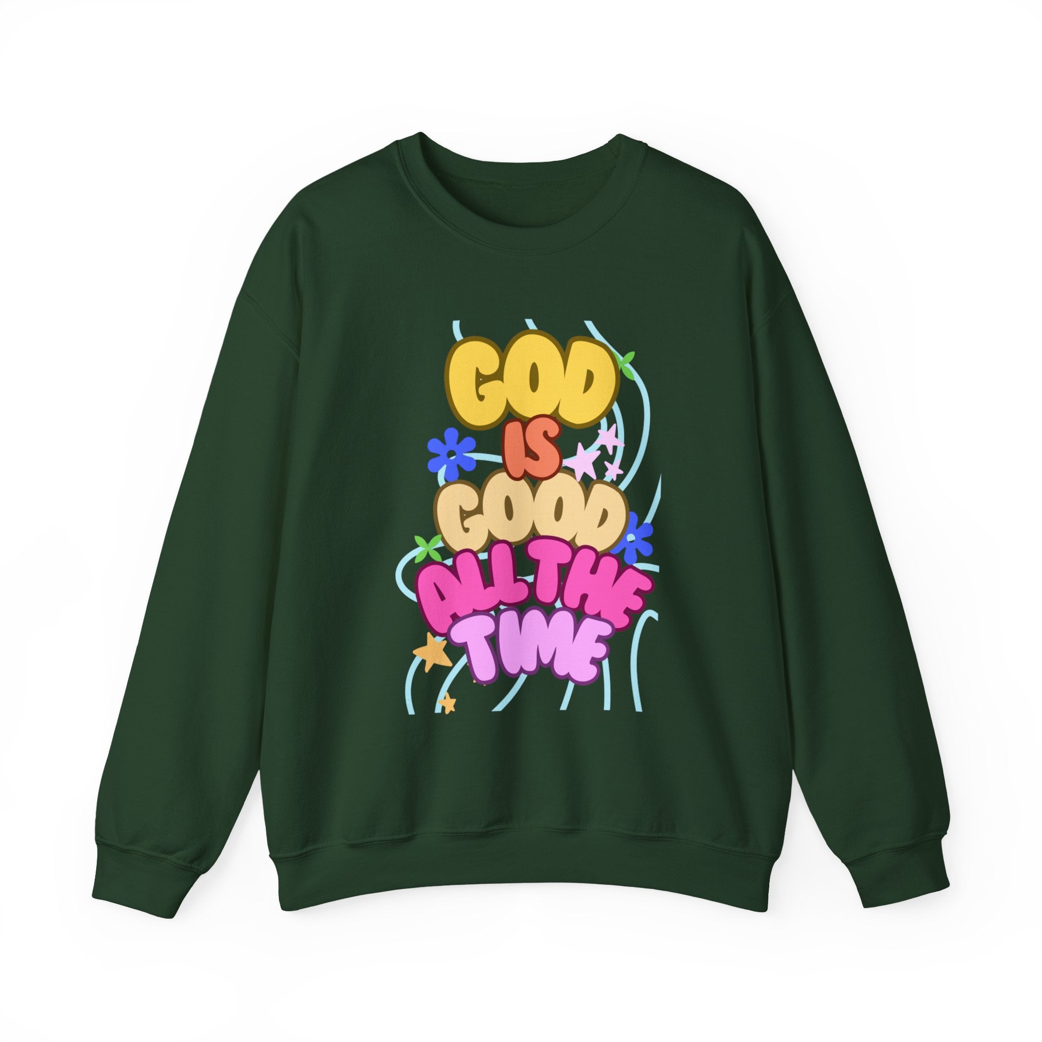 God is good Unisex Heavy Blend™ Crewneck Sweatshirt