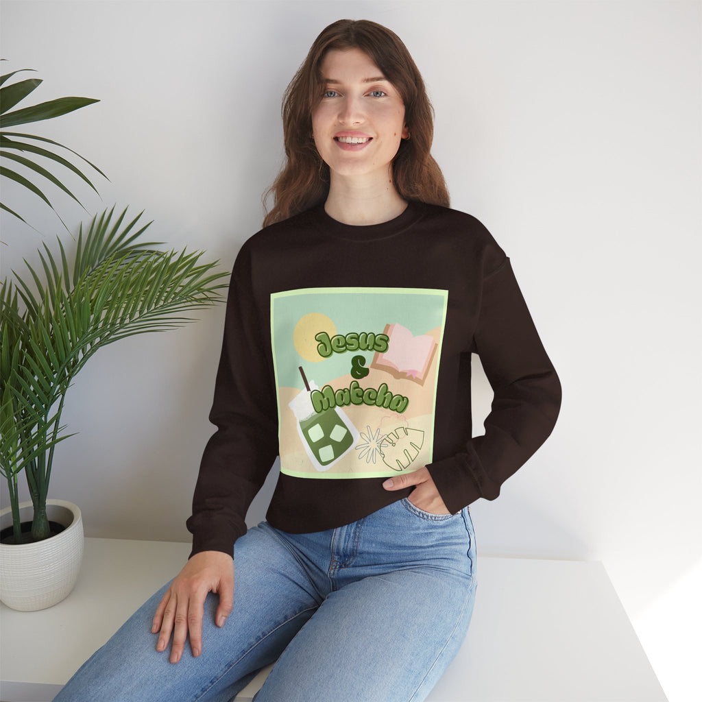Jesus & Matcha Essential Crewneck
