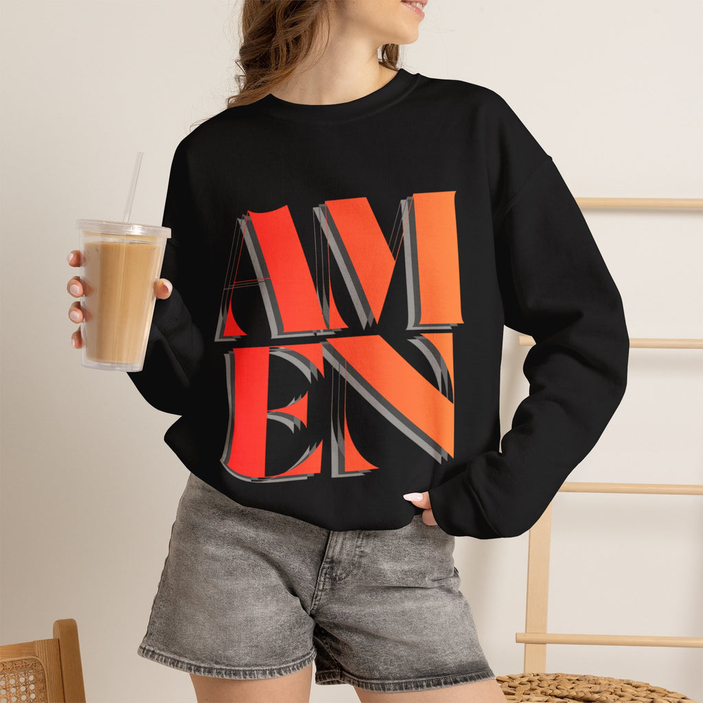 Amen Unisex Heavy Blend™ Crewneck Sweatshirt