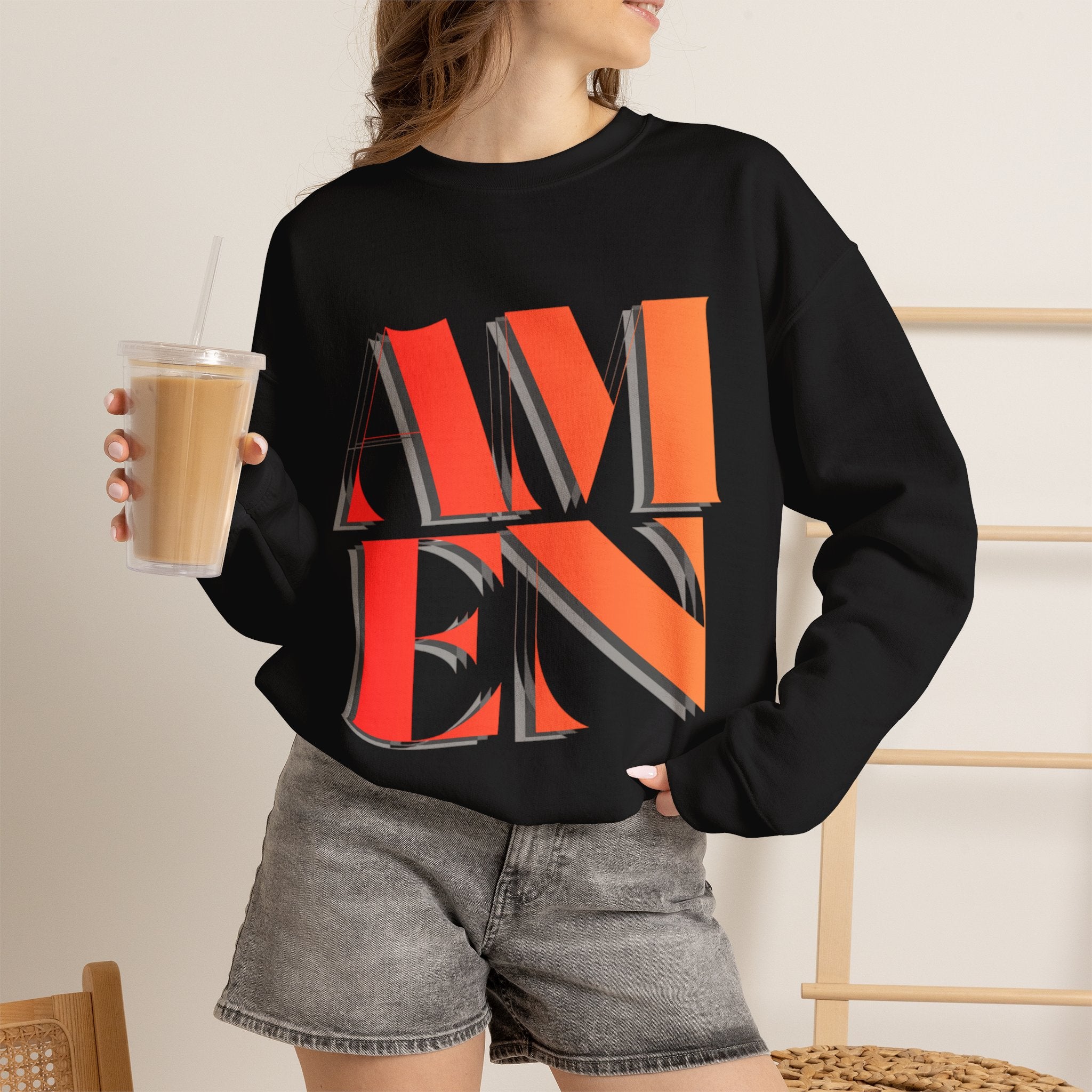 Amen Unisex Heavy Blend™ Crewneck Sweatshirt